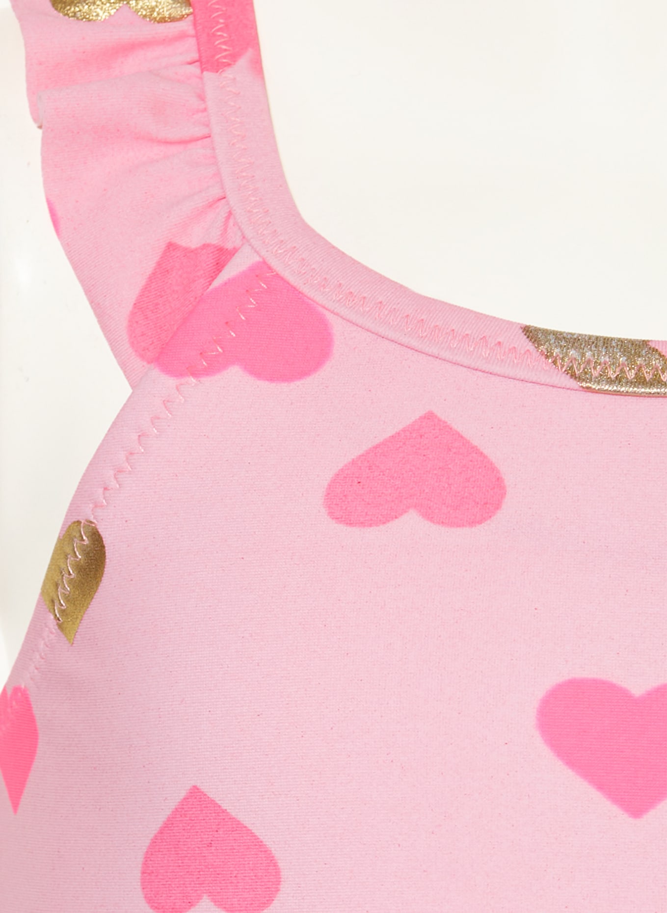 Sanetta Bustier-Bikini mit UV-Schutz 50+: ROSA / GOLD / PINK