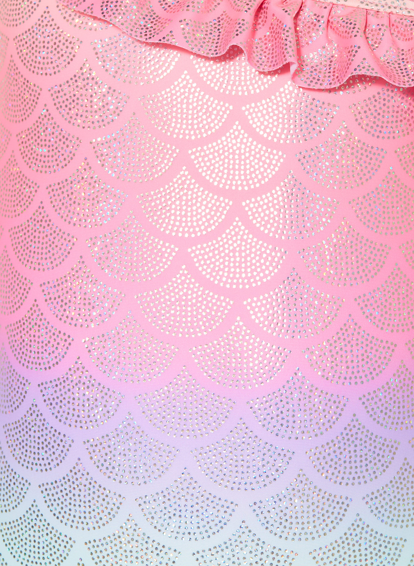 Sanetta Badeanzug mit UV-Schutz 50+: NEONROSA / HELLLILA / MINT