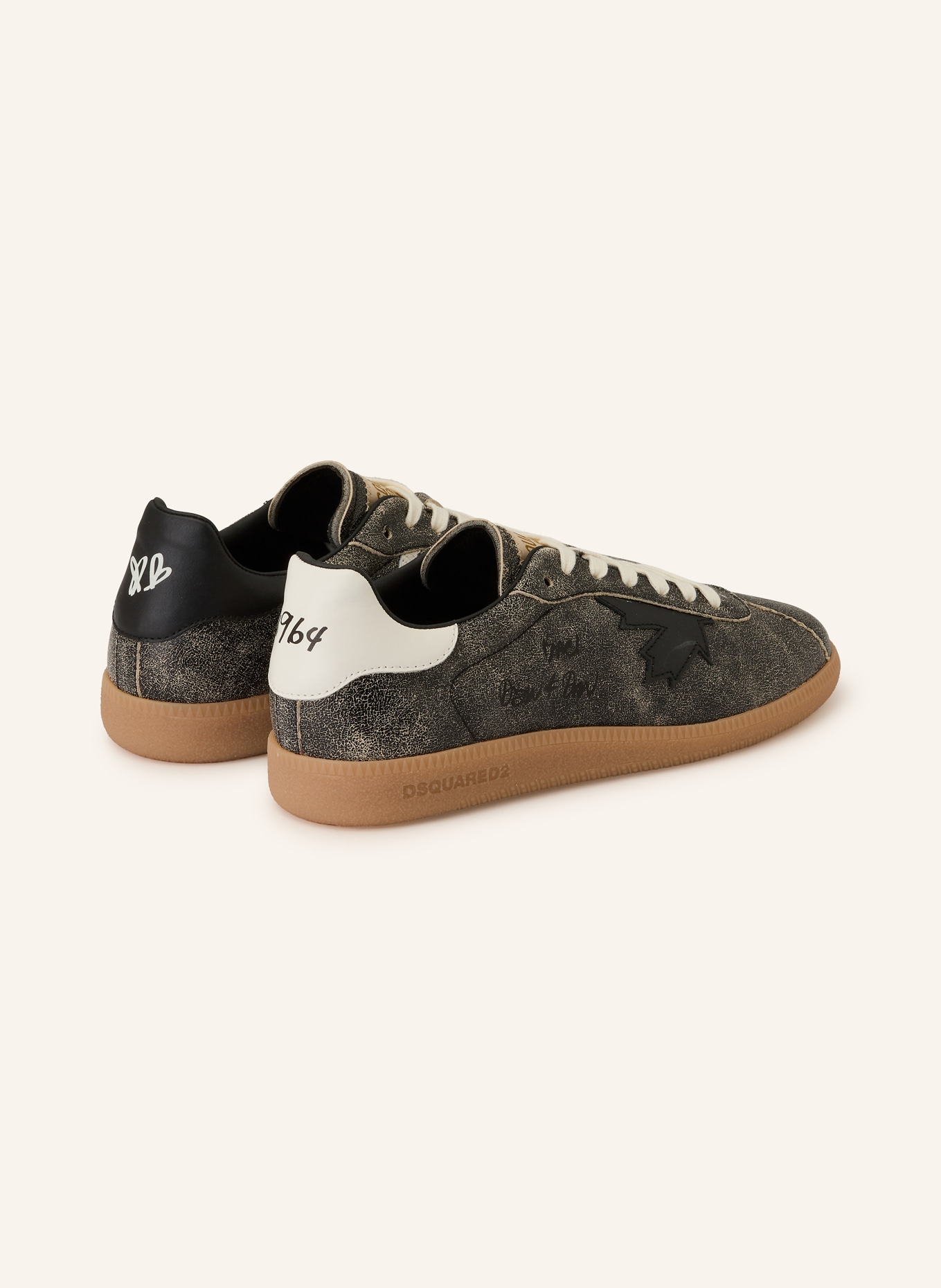 DSQUARED2 Sneaker: SCHWARZ / WEISS