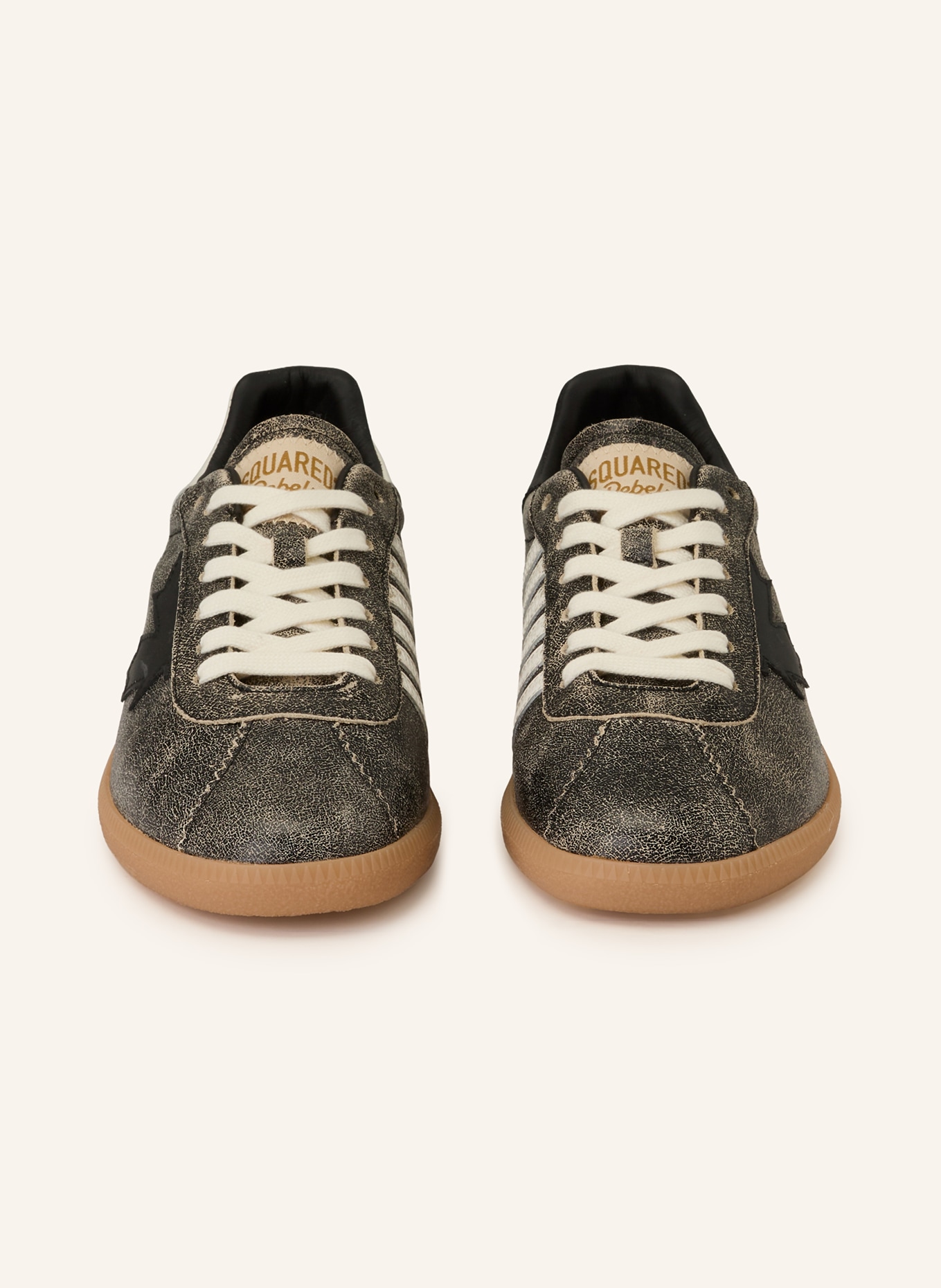DSQUARED2 Sneaker: SCHWARZ / WEISS