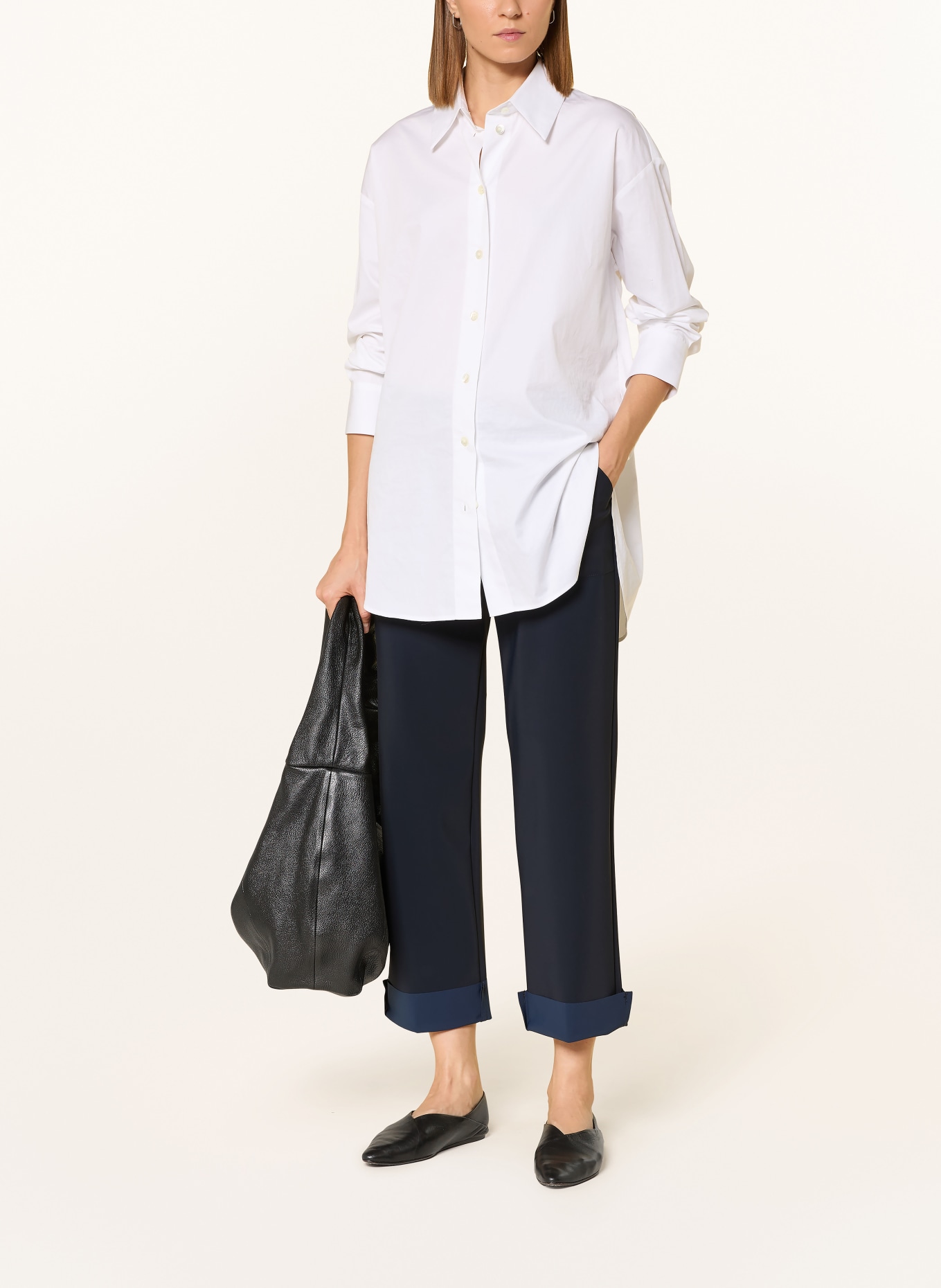 PNTS 7/8 pants THE FRIEND: DARK BLUE