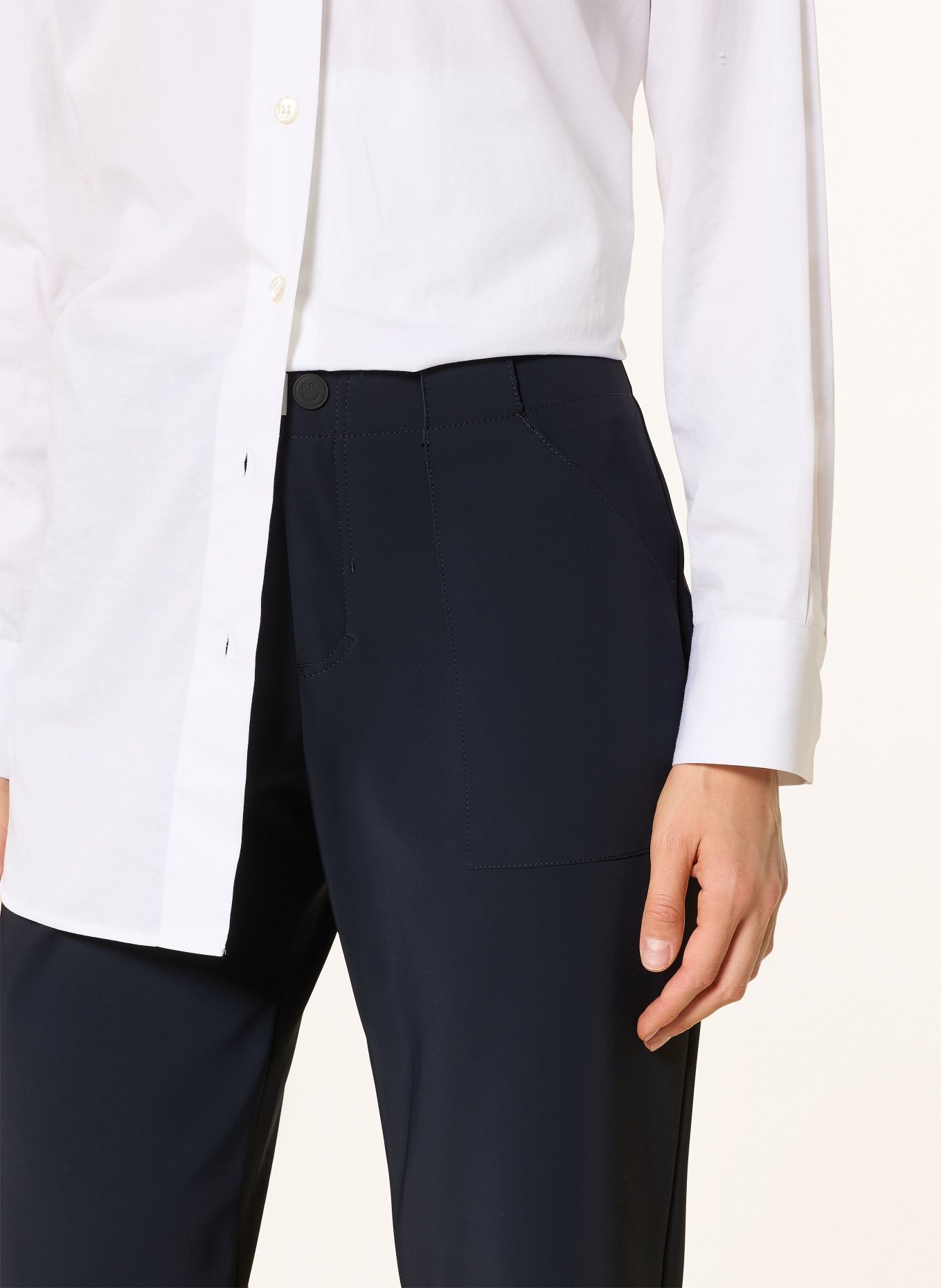 PNTS 7/8 pants THE FRIEND: DARK BLUE