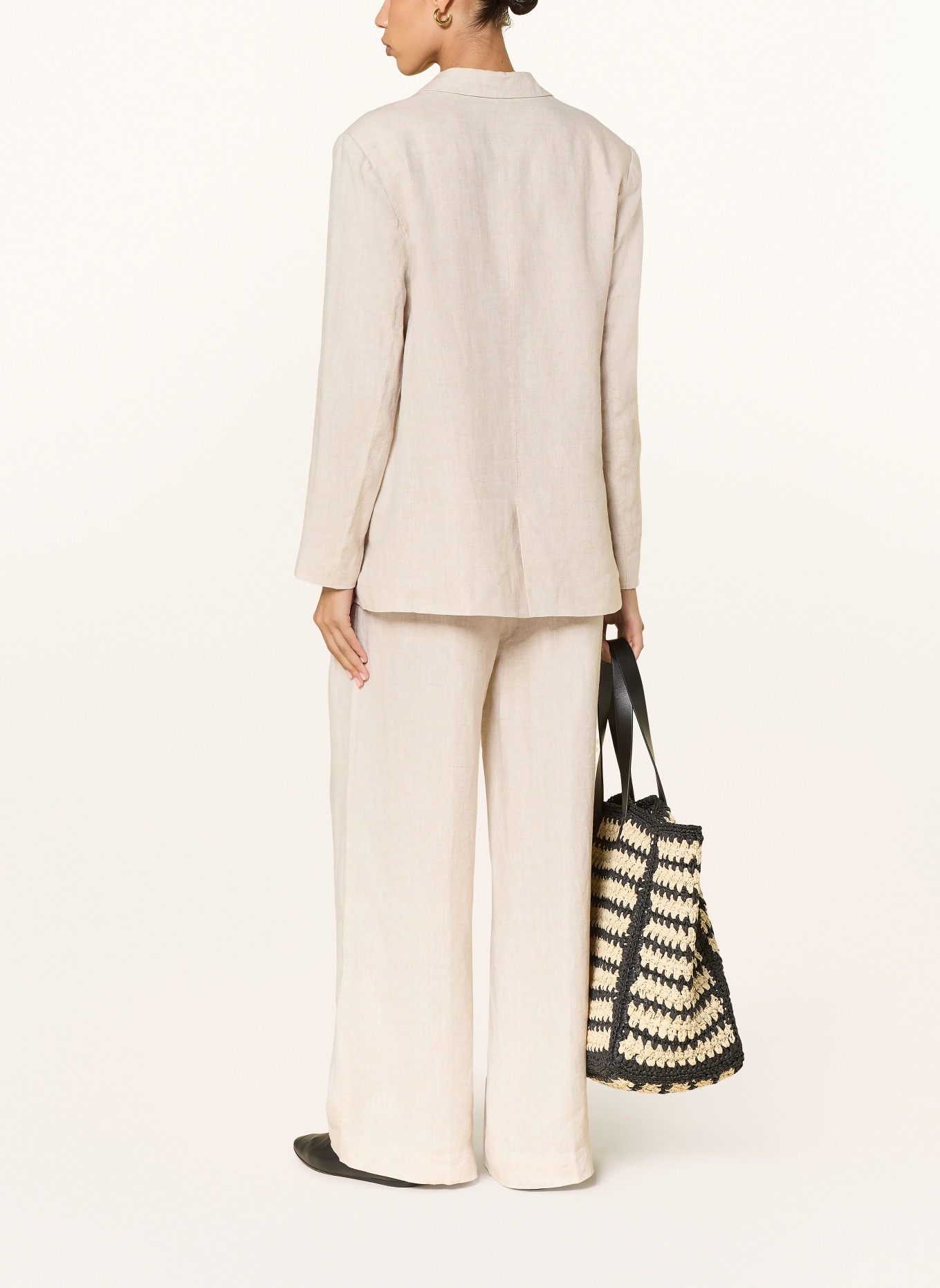 CLOSED Leinenhose WYNSTON: CREME