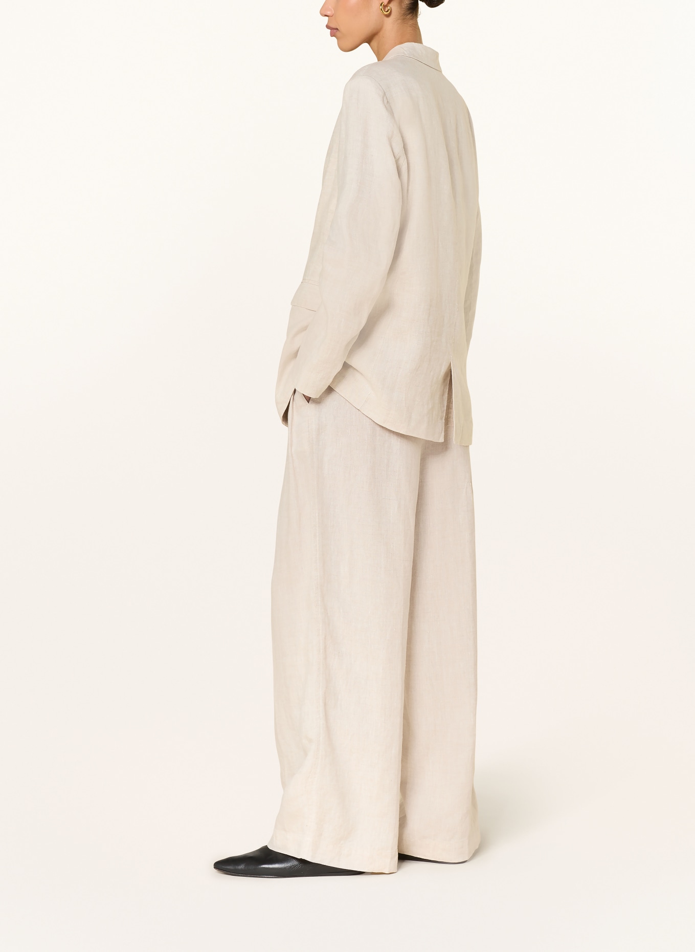 CLOSED Leinenhose WYNSTON: CREME