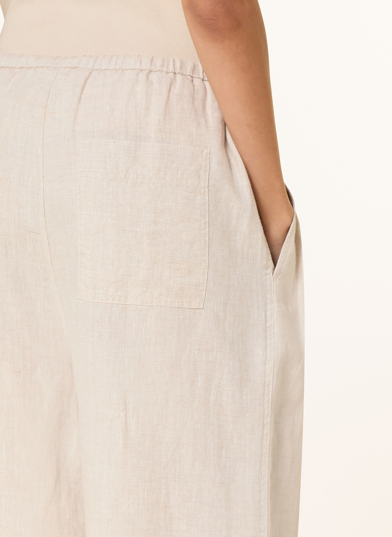 CLOSED Leinenhose WYNSTON: CREME