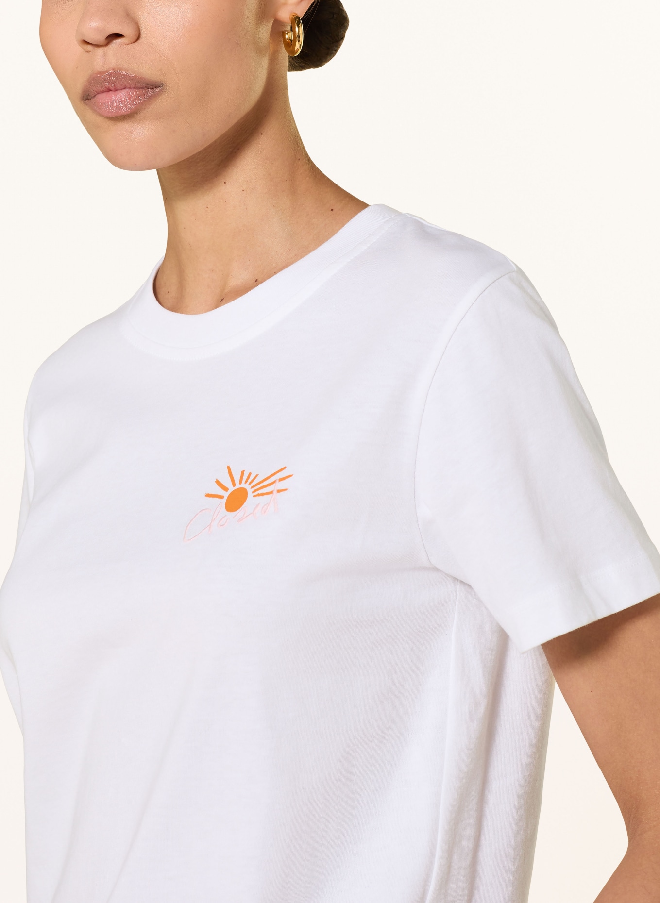 CLOSED T-Shirt: WEISS