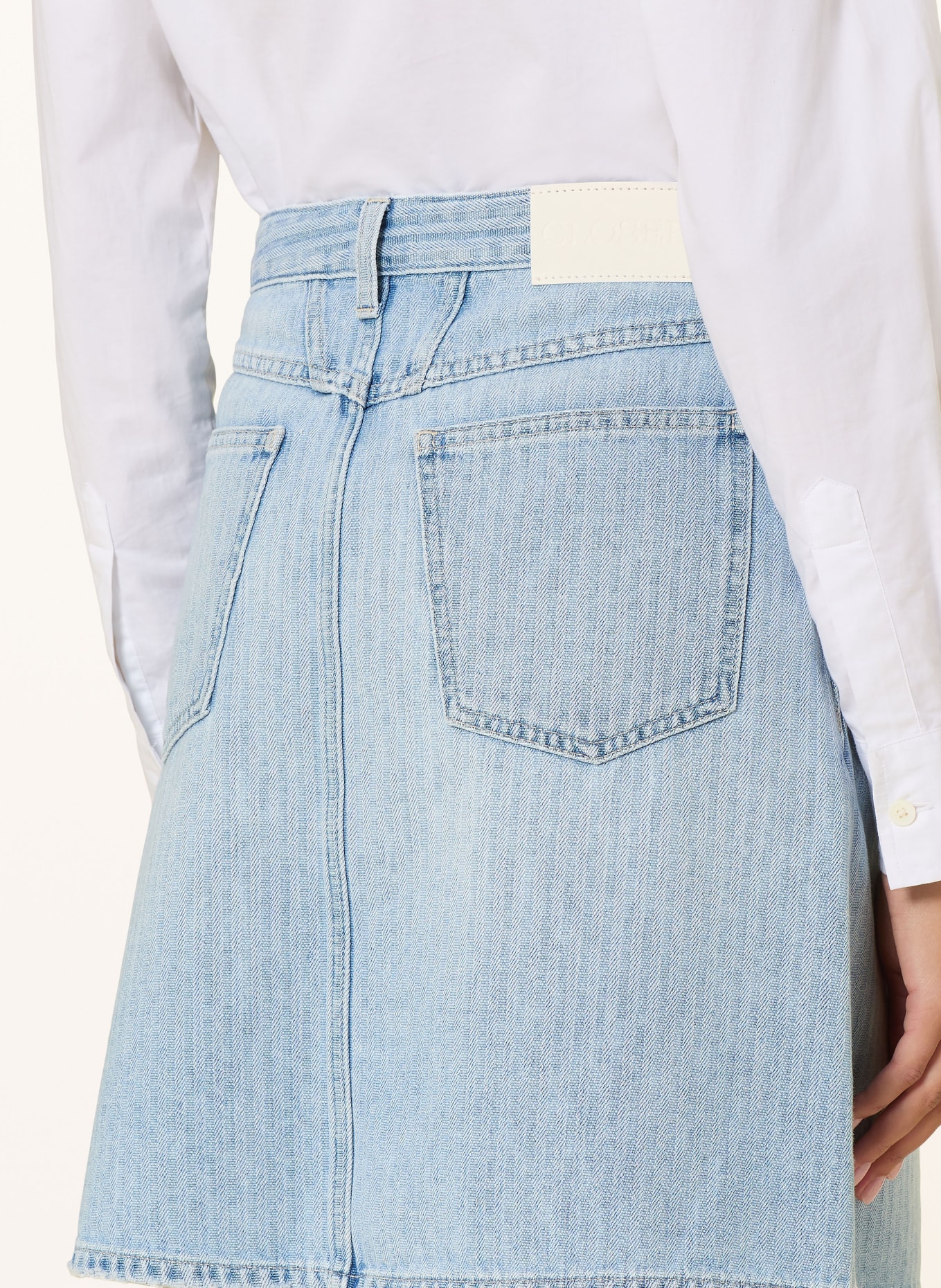 CLOSED Jeansrok STOVER-X: LICHTBLAUW