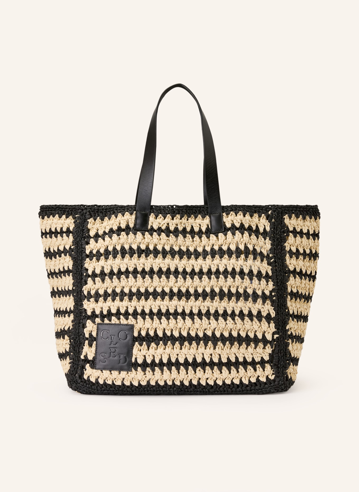 CLOSED Shopper: BEIGE / SCHWARZ