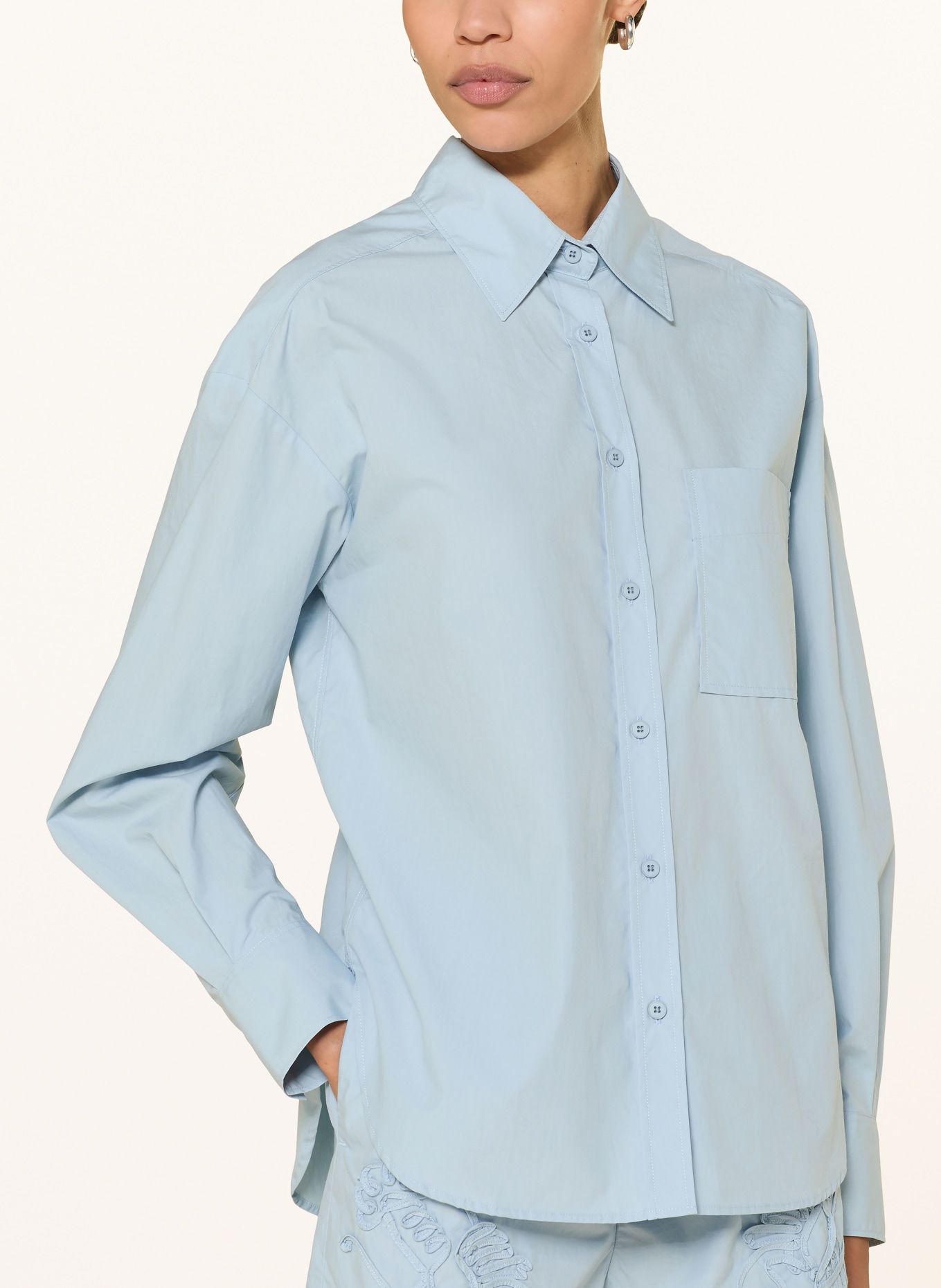 CLOSED Hemdbluse HUMMER: HELLBLAU