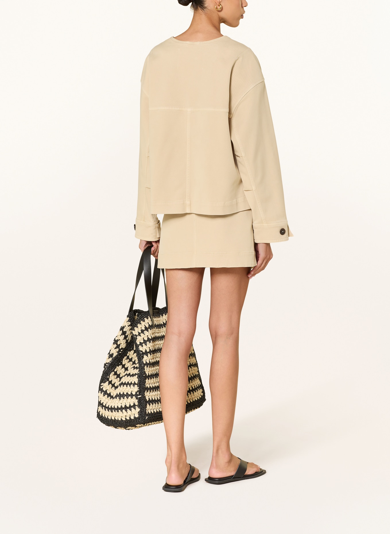 CLOSED Kastenjacke: BEIGE