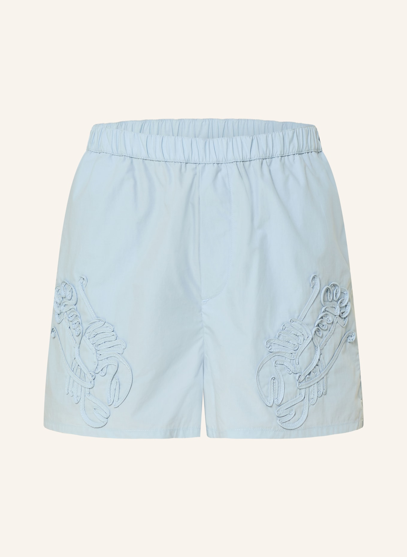 CLOSED Shorts HUMMER mit Stickereien: HELLBLAU