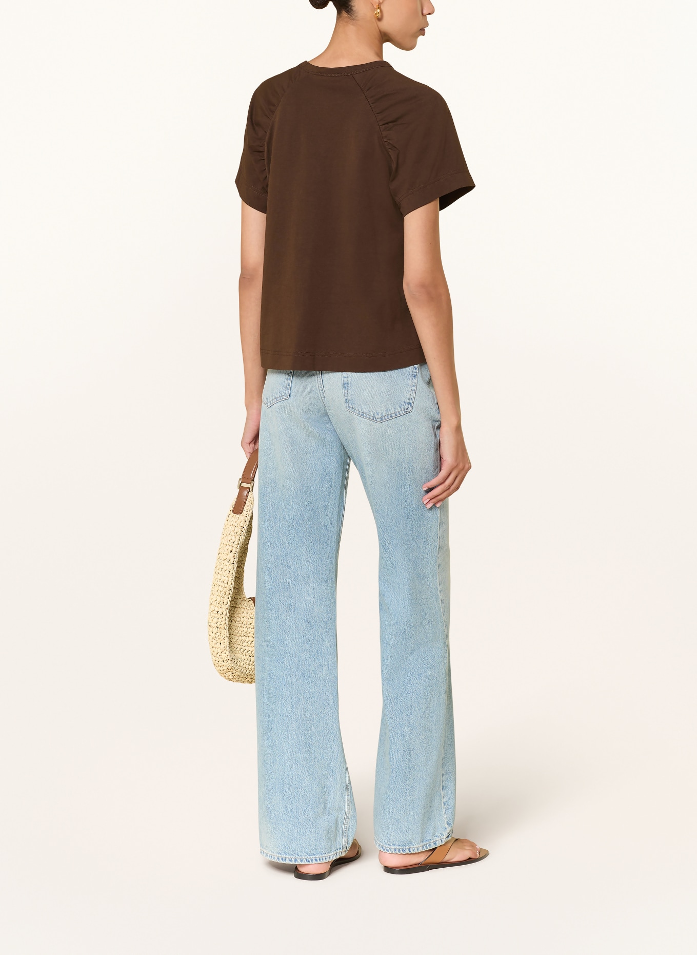 CLOSED T-shirt: BROWN