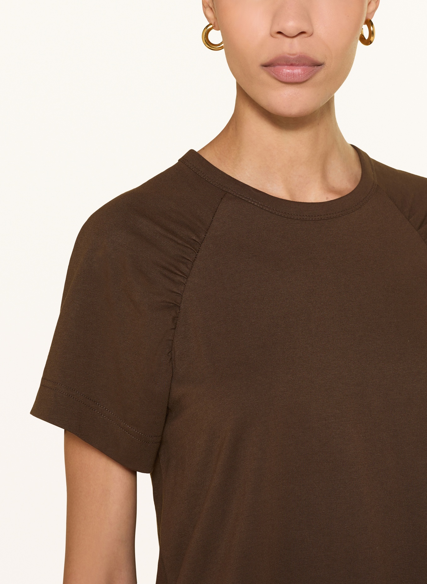 CLOSED T-shirt: BROWN