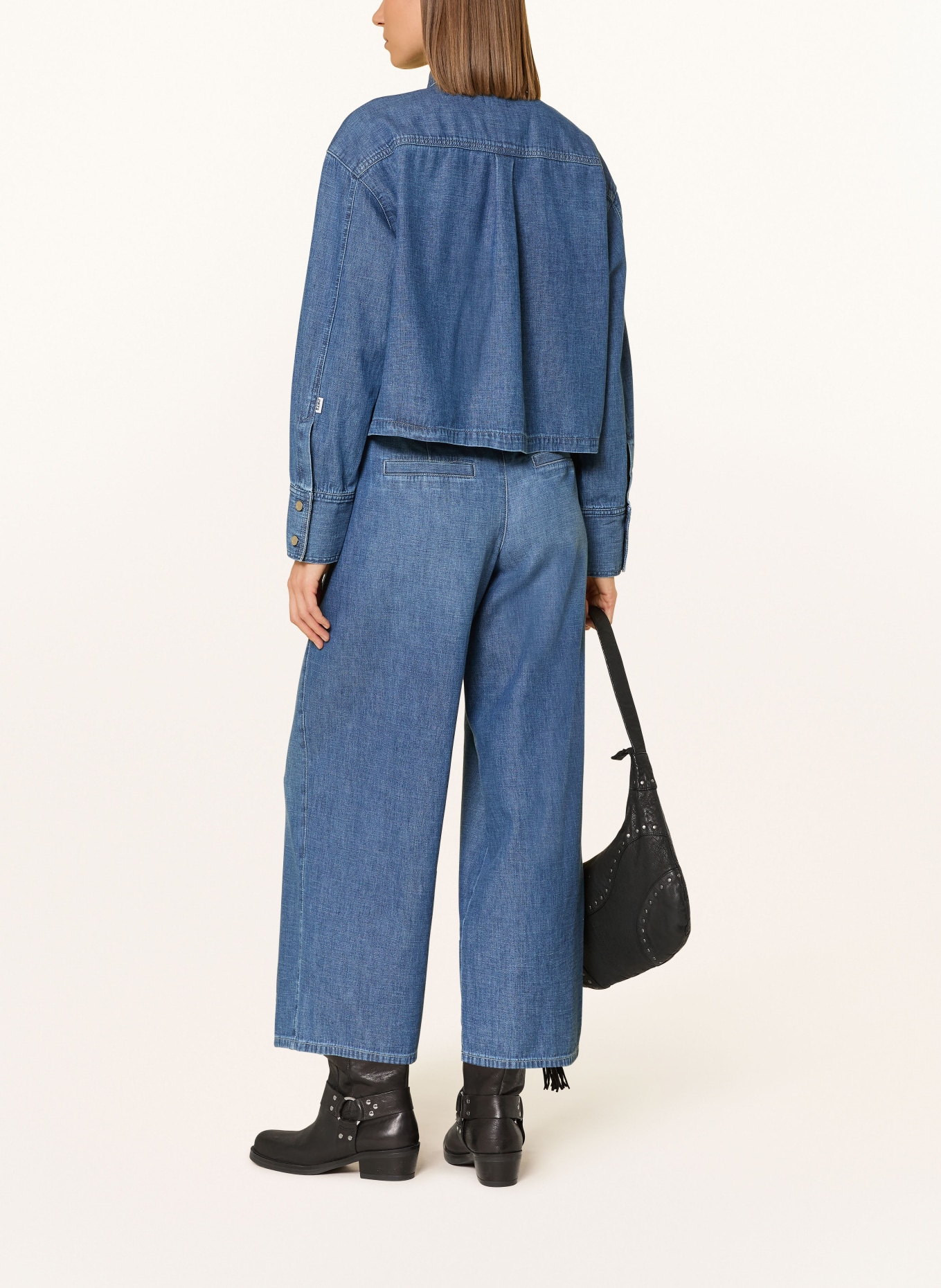 PNTS Jeansbluse THE SUIT UP: BLAU