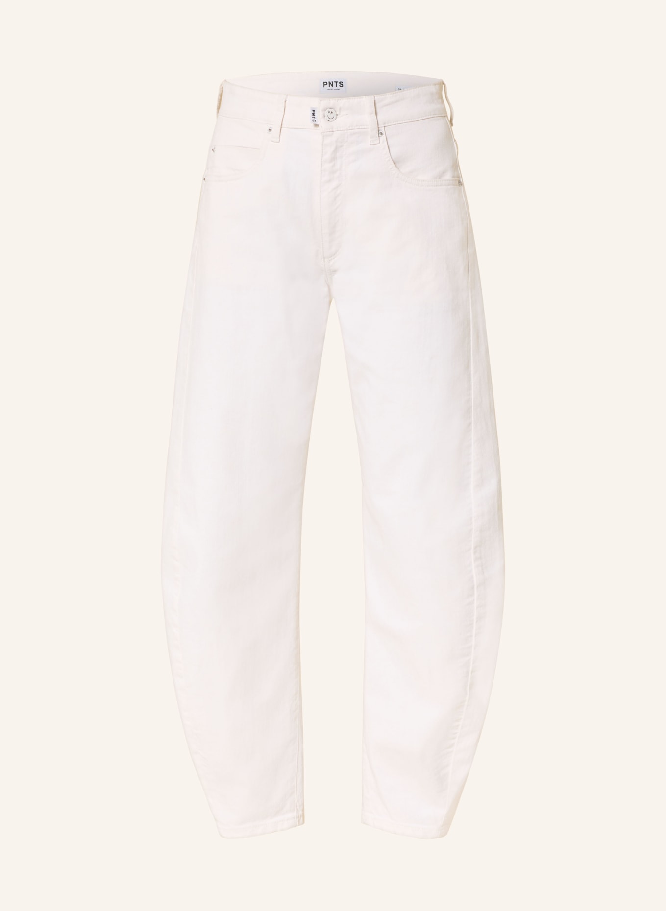 PNTS Barrel Jeans THE O SHAPE: 96 RAW UNBLEACHED DENIM