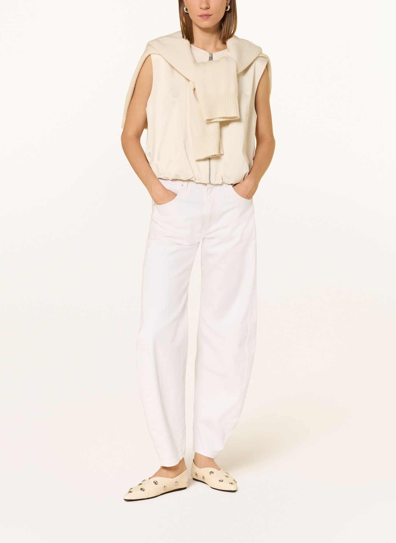 PNTS Barrel Jeans THE O SHAPE: 96 RAW UNBLEACHED DENIM