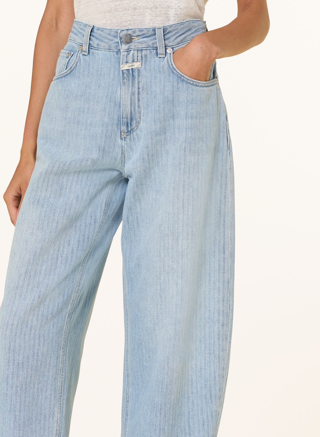 CLOSED Jean court JAZZIE: LBL Light Blue