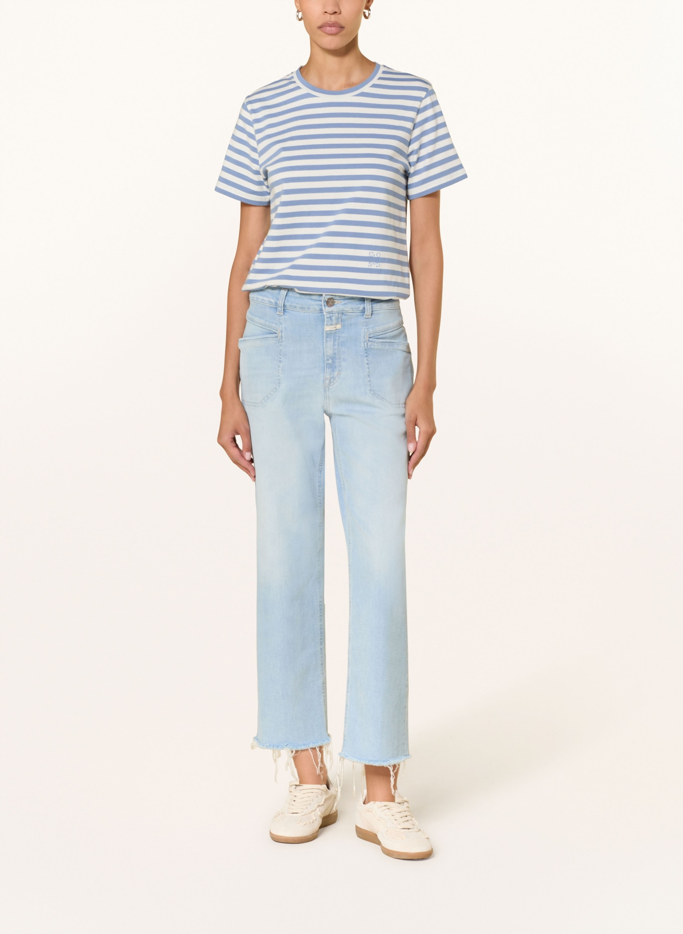 CLOSED Cropped-Jeans MIRA-X: LBL Light Blue