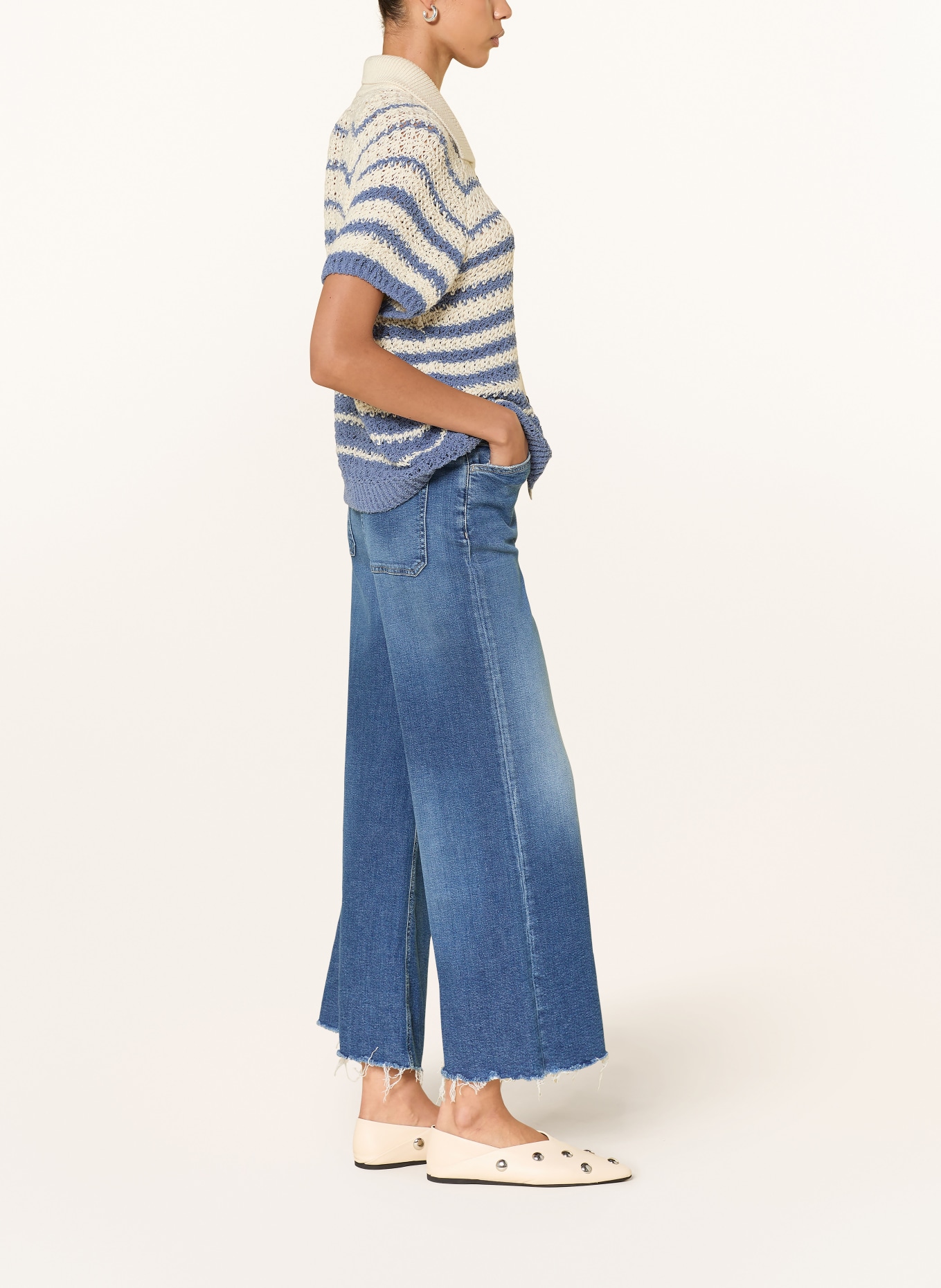 CLOSED Wide Leg Jeans WERA: MBL MID BLUE