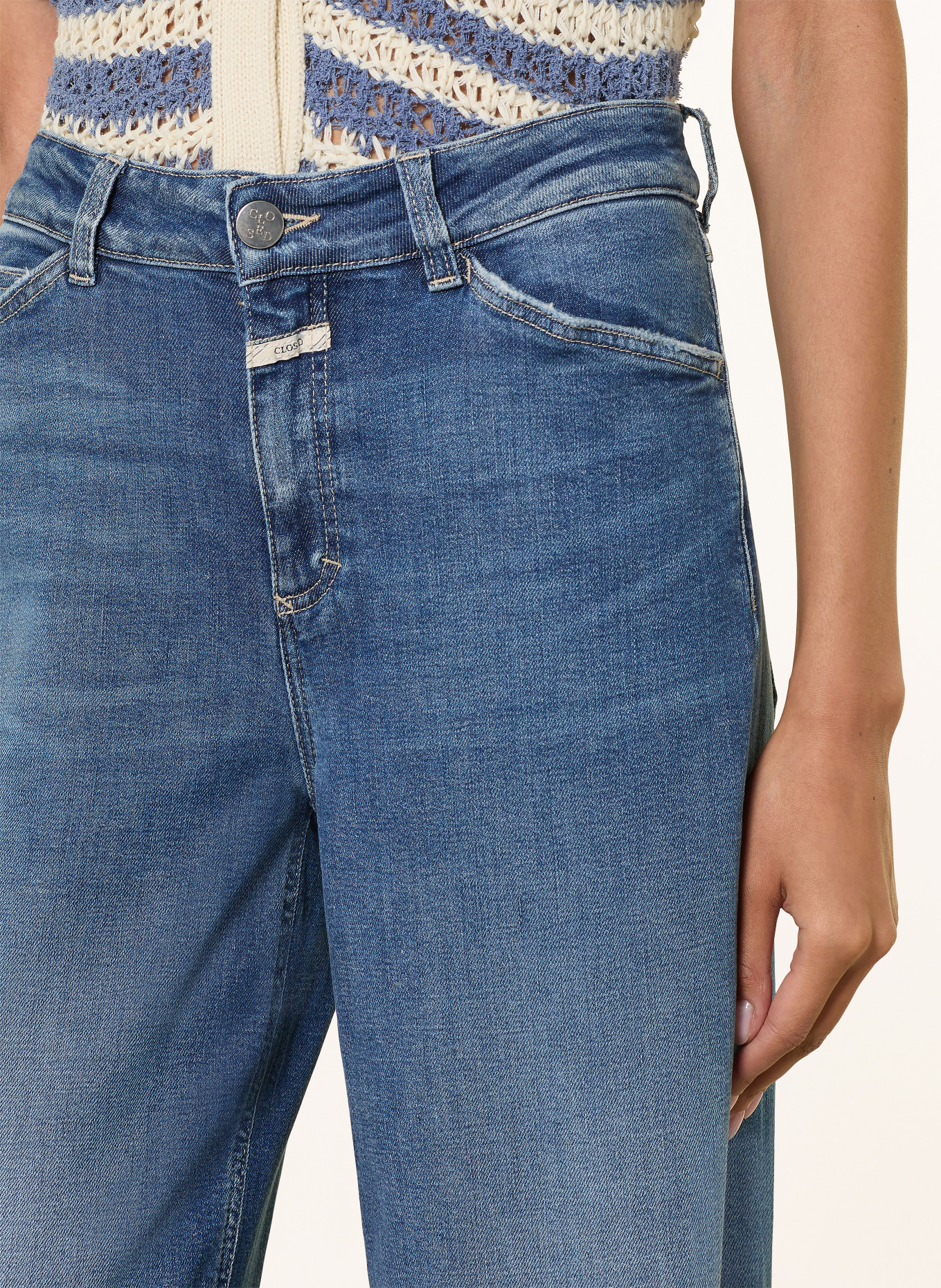 CLOSED Wide Leg Jeans WERA: MBL MID BLUE