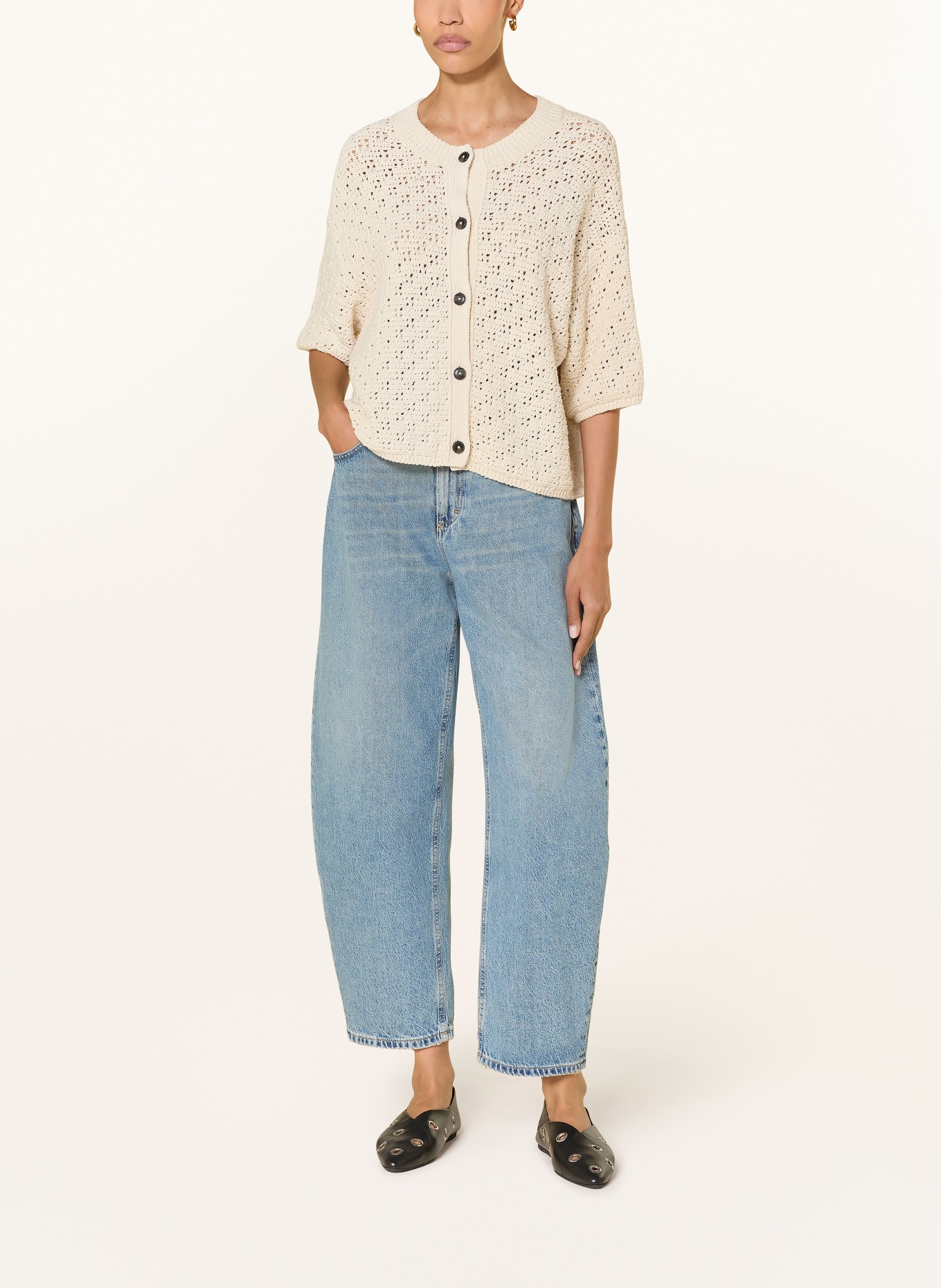 CLOSED Barrel Jeans JAZZIE: MBL MID BLUE