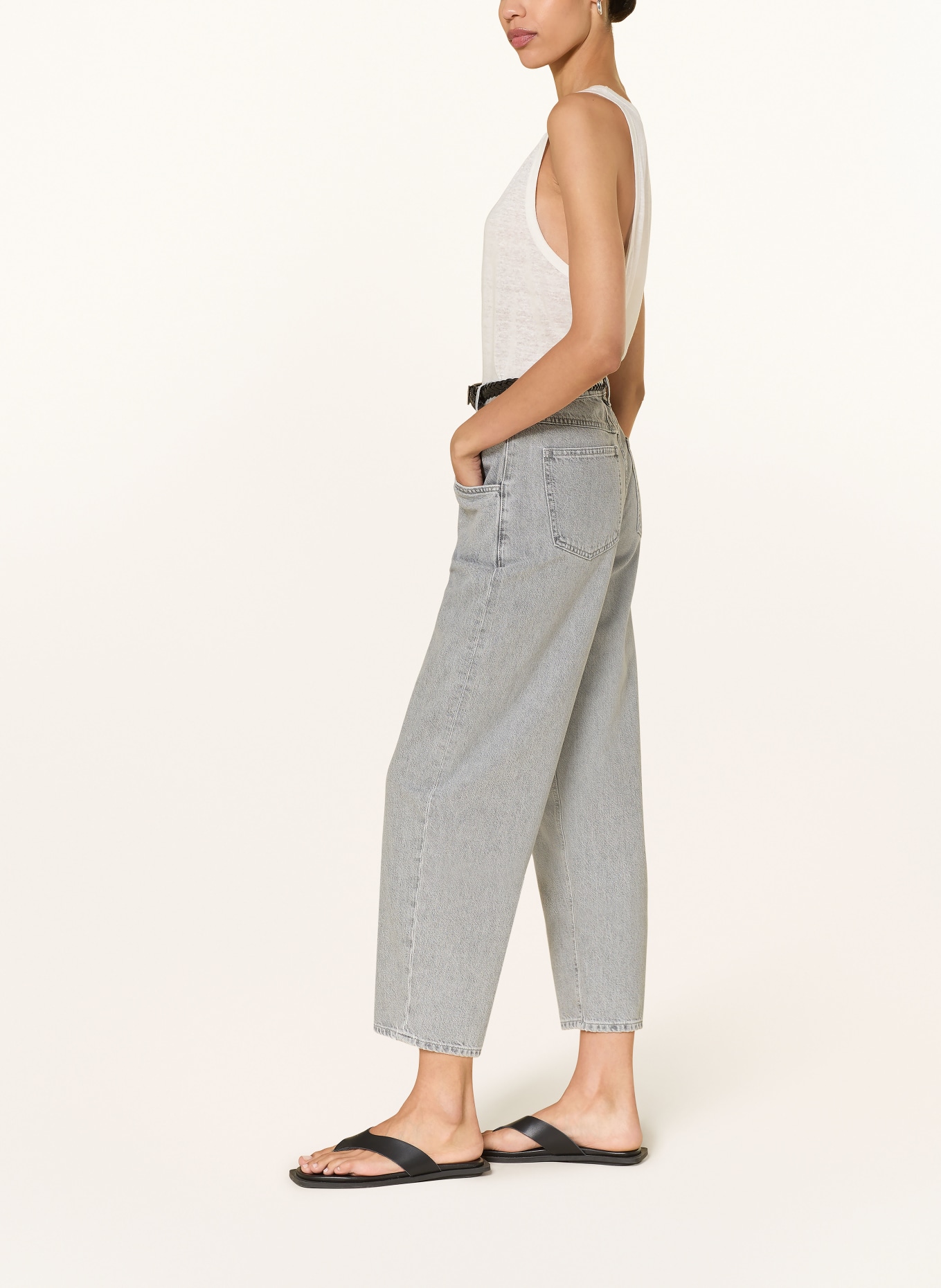 CLOSED Cropped Jeans STOVER-X: MGY MID GREY