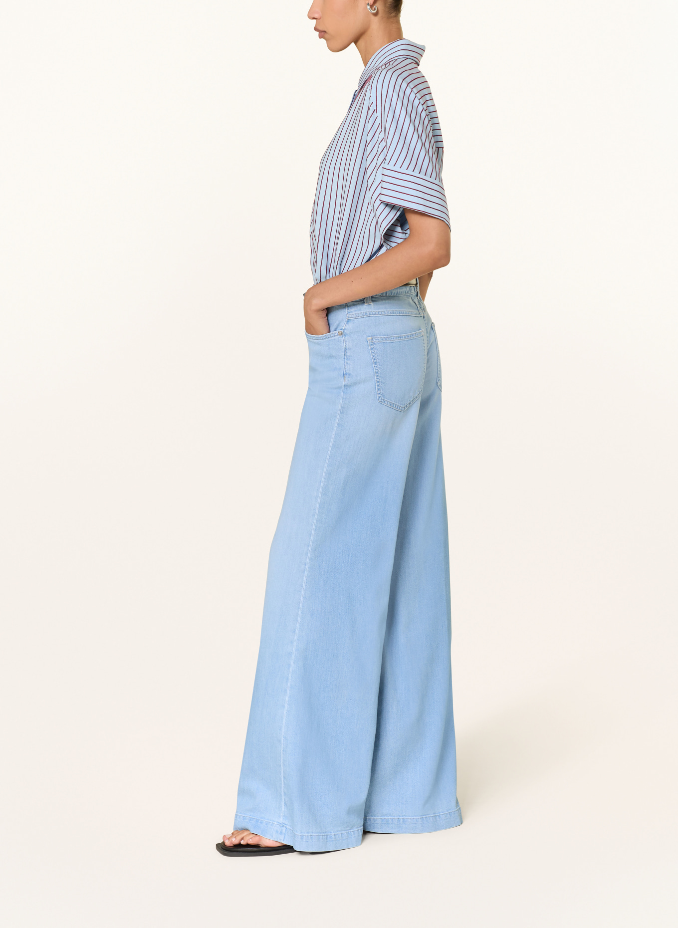 CLOSED Wide Leg Jeans: LBL Light Blue