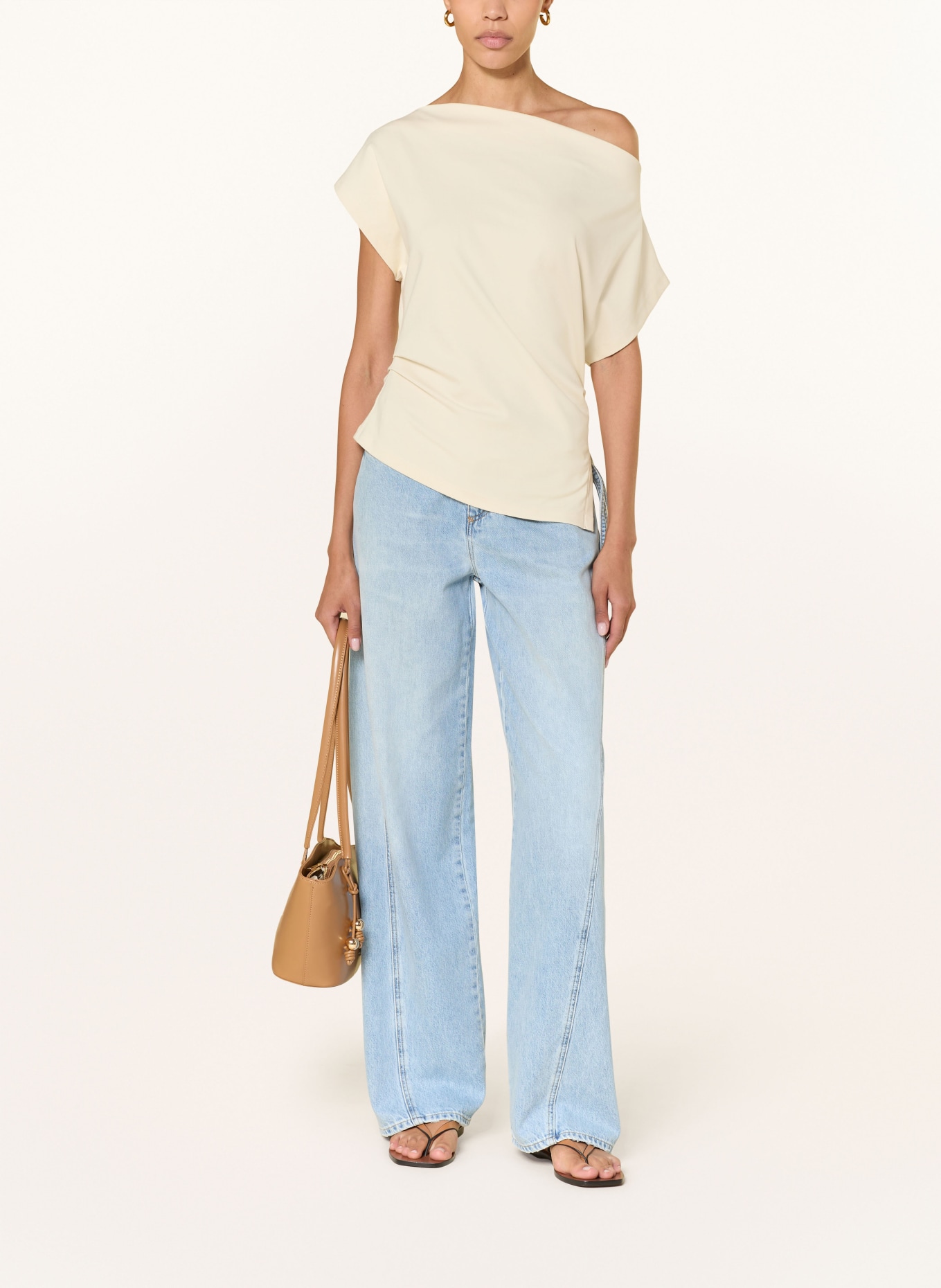 CLOSED Dżinsy z szerokimi nogawkami PARI-X: LBL Light Blue