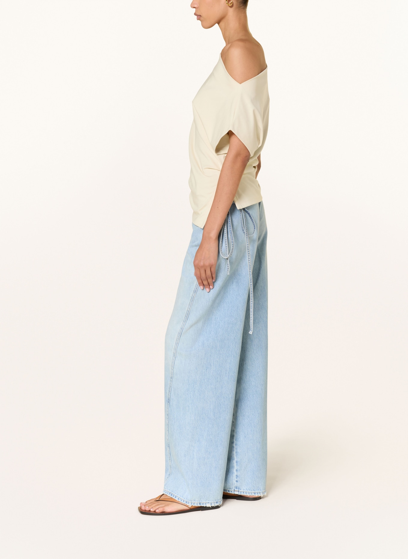 CLOSED Dżinsy z szerokimi nogawkami PARI-X: LBL Light Blue