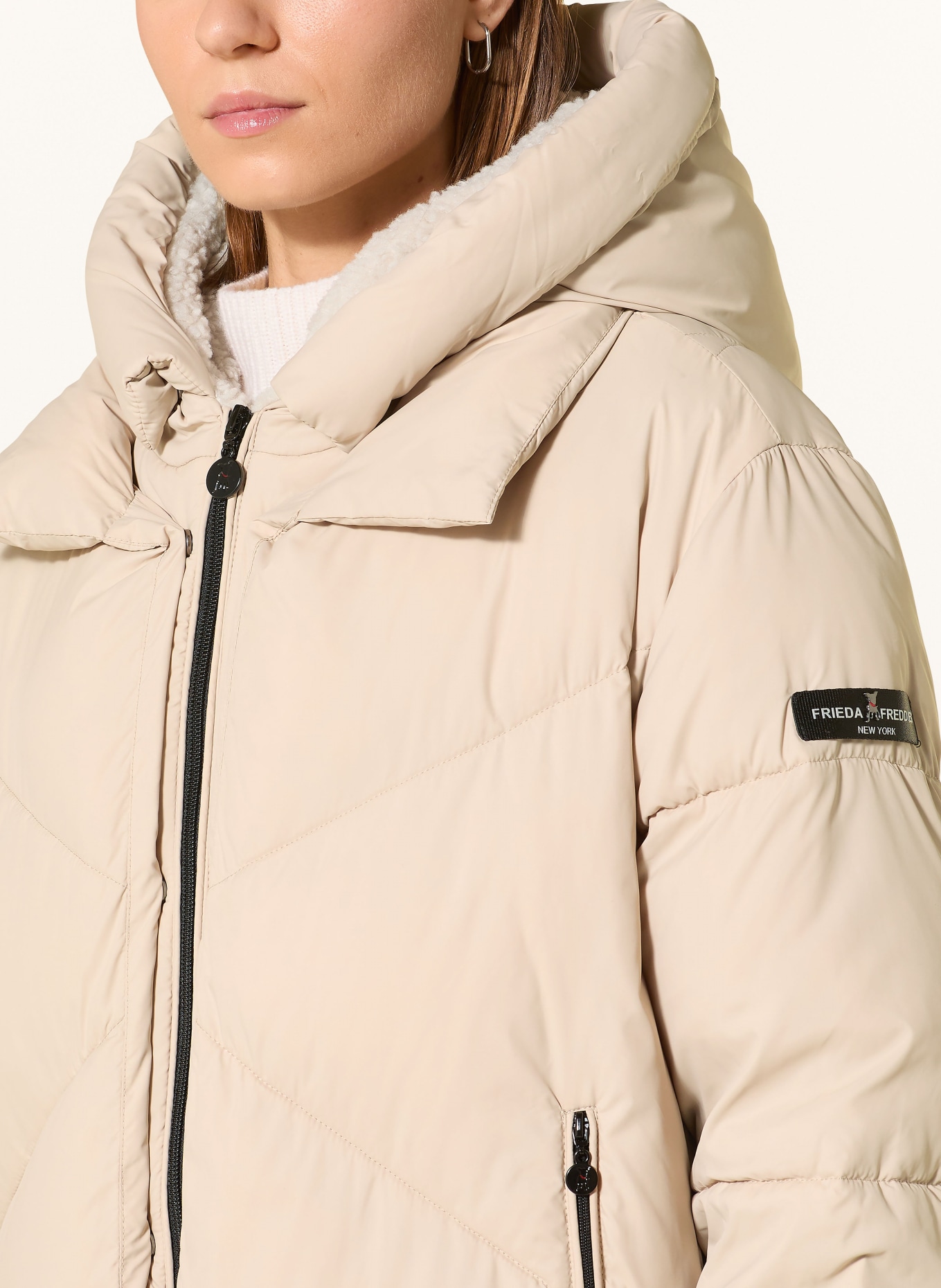 FRIEDA & FREDDIES Steppmantel STORM HERO: HELLBRAUN