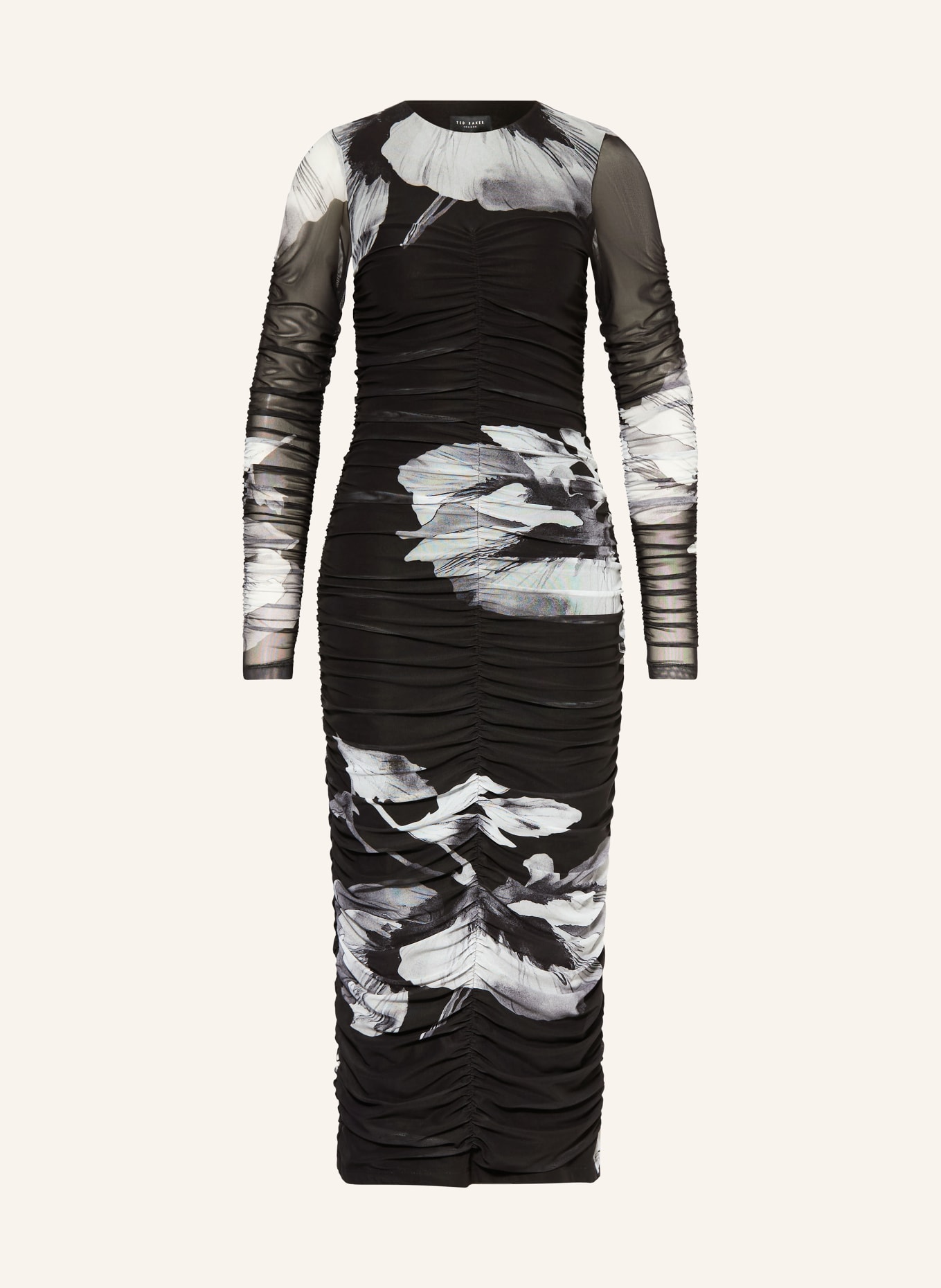 TED BAKER Sukienka ARIETTY: CZARNY / SZARY