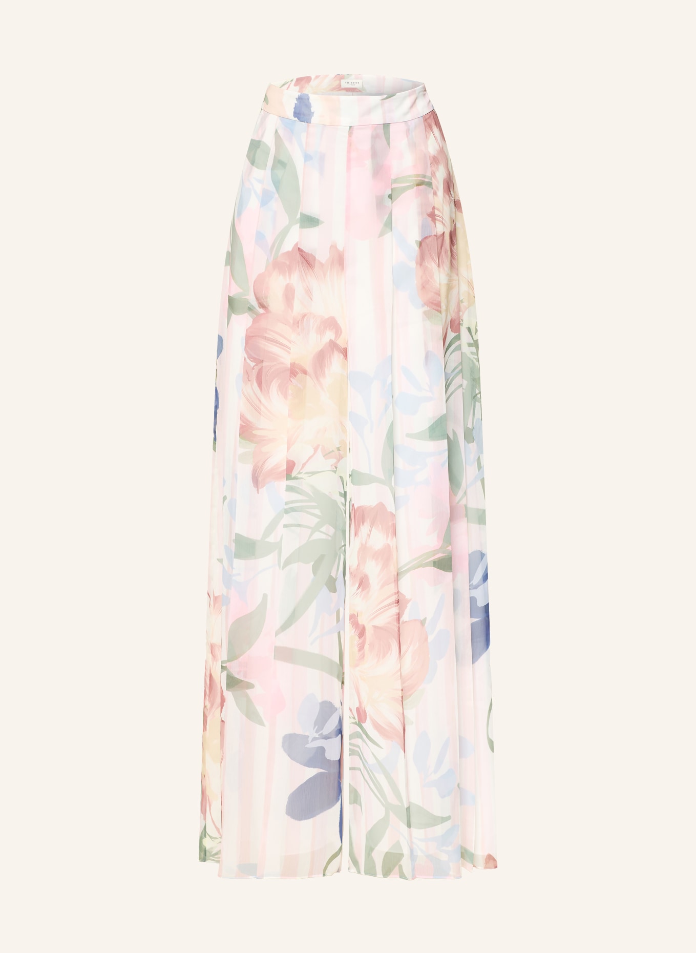 TED BAKER Marlenehosen HURTA: ROSA / GRÜN / WEISS