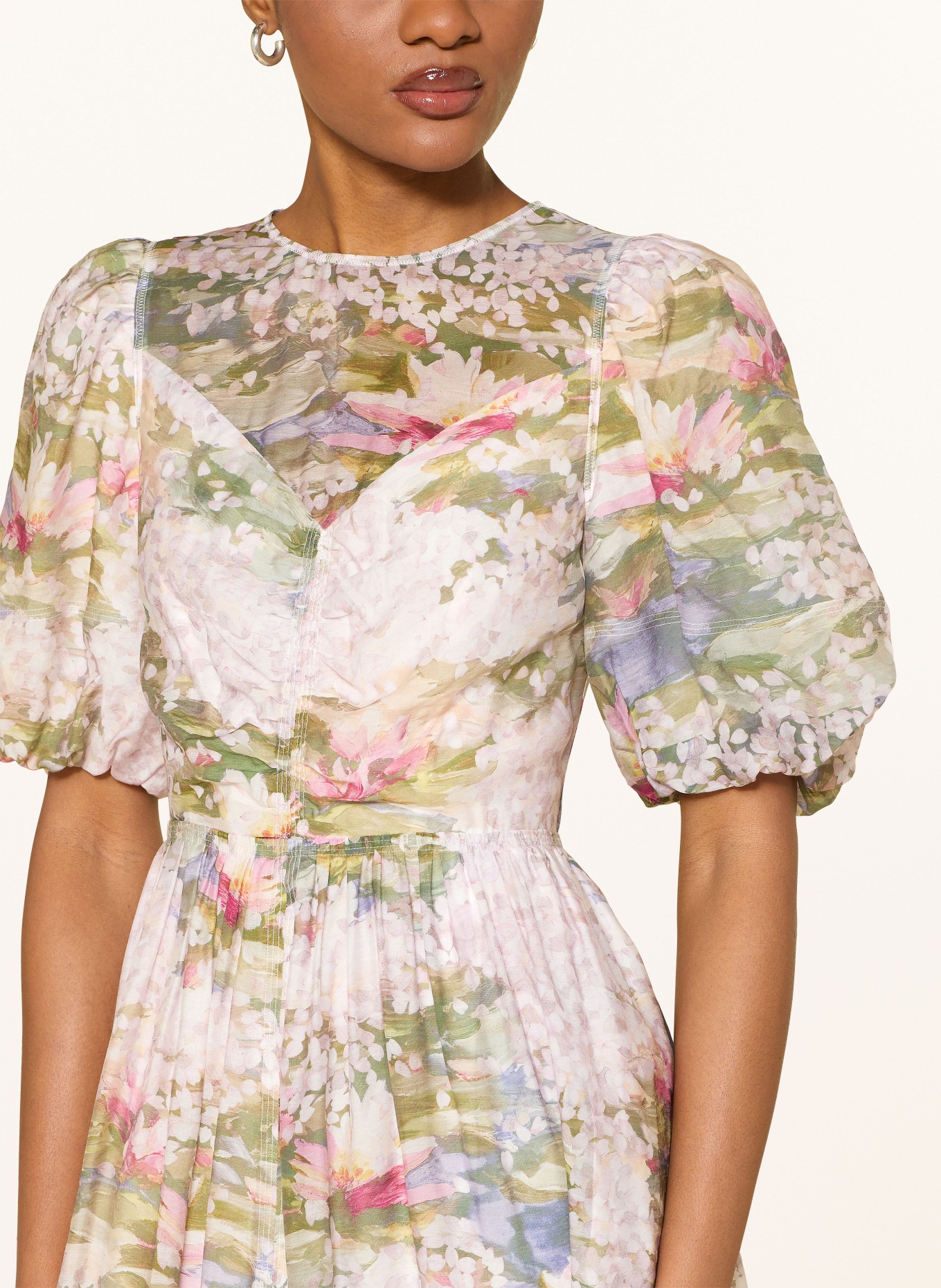 TED BAKER Kleid JONORA: ROSA / HELLLILA / HELLGRÜN