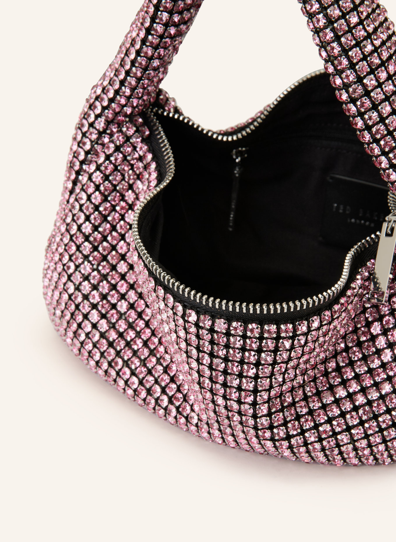 TED BAKER CRYSTIZ Handbag with Rhinestones: PINK