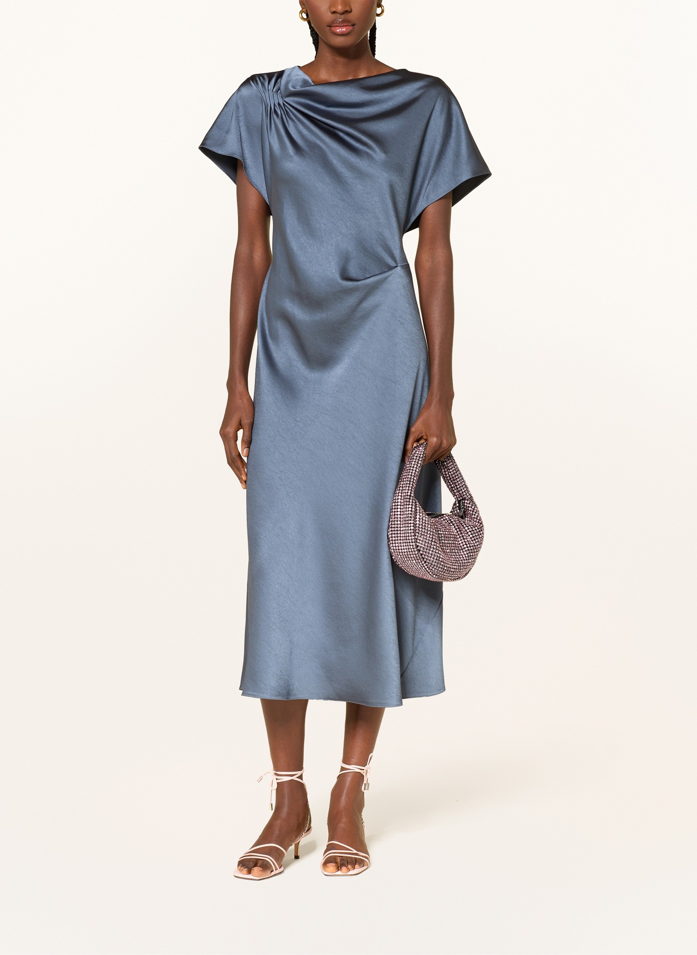 TED BAKER CRYSTIZ Handbag with Rhinestones: PINK