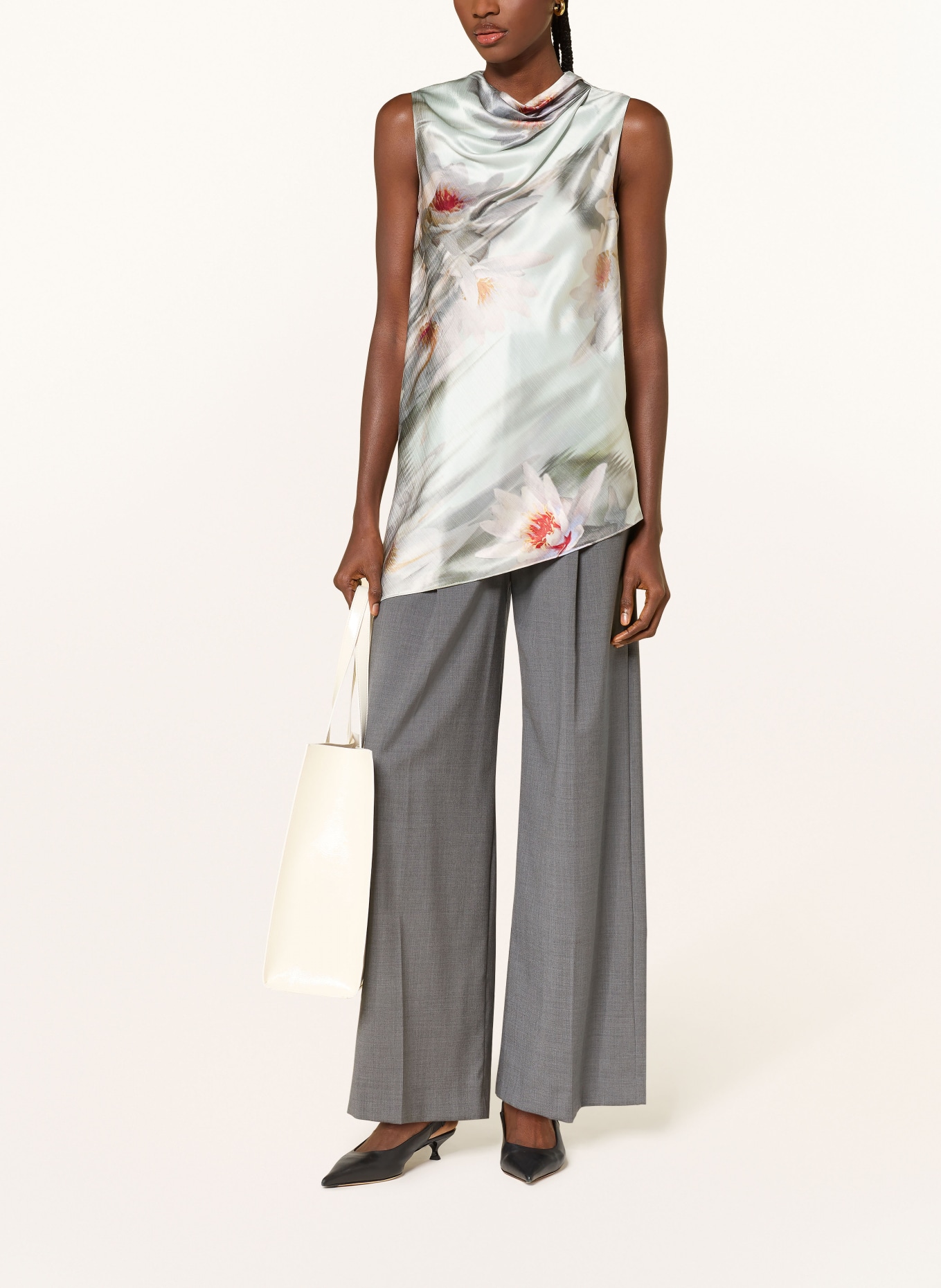 TED BAKER Bluzka KEELYNN: MIĘTOWY / SZARONIEBIESKI / JASNOCZARY