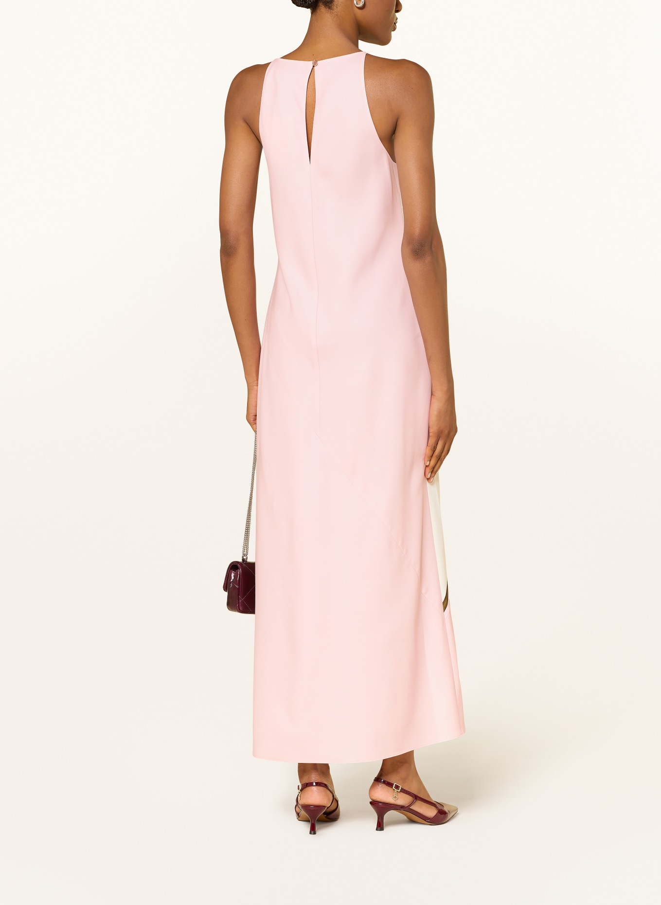 TED BAKER Sukienka LOWELA: RÓŻOWY / MOCNORÓŻOWY / CIEMNOCZERWONY