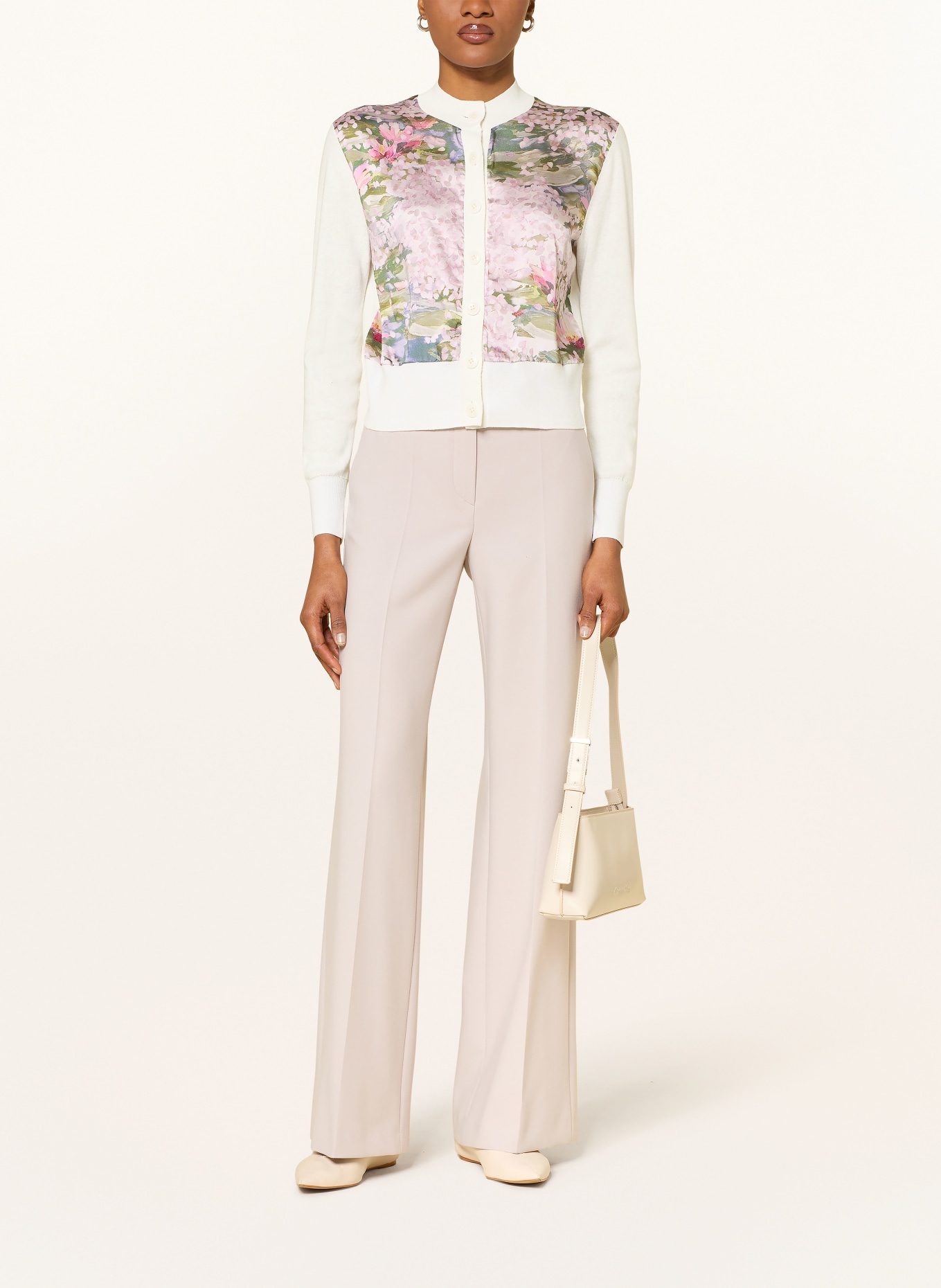 TED BAKER Vest SISILLA in verschillende materialen: WIT / ROSÉ / GROEN