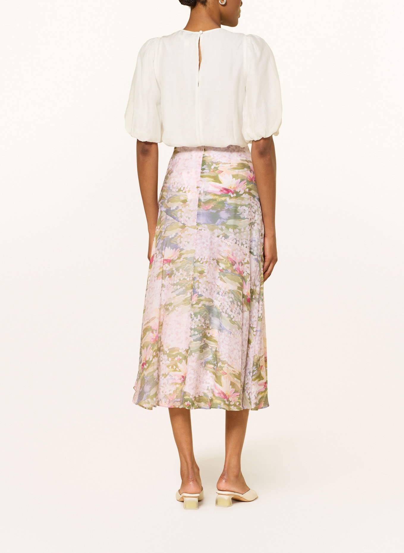 TED BAKER Spódnica LAYDA: BLADORÓŻOWY / OLIWKOWY / ZIELONY