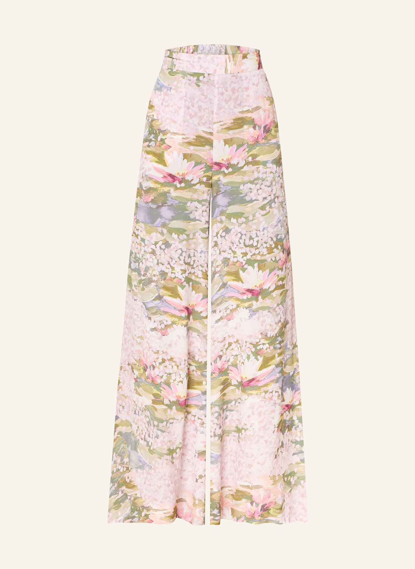 TED BAKER Marlenehose SPIREE: ROSÉ / OLIV / GRÜN