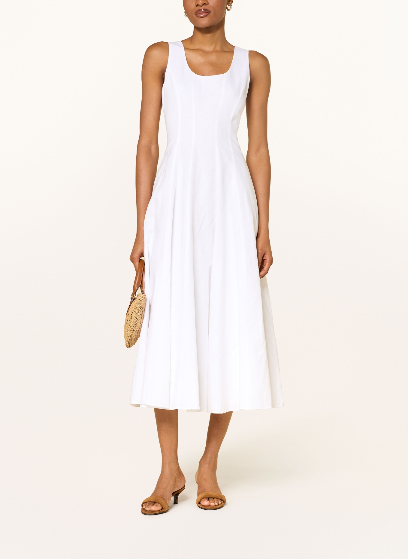 TED BAKER Kleid ADDISA mit Leinen: ECRU