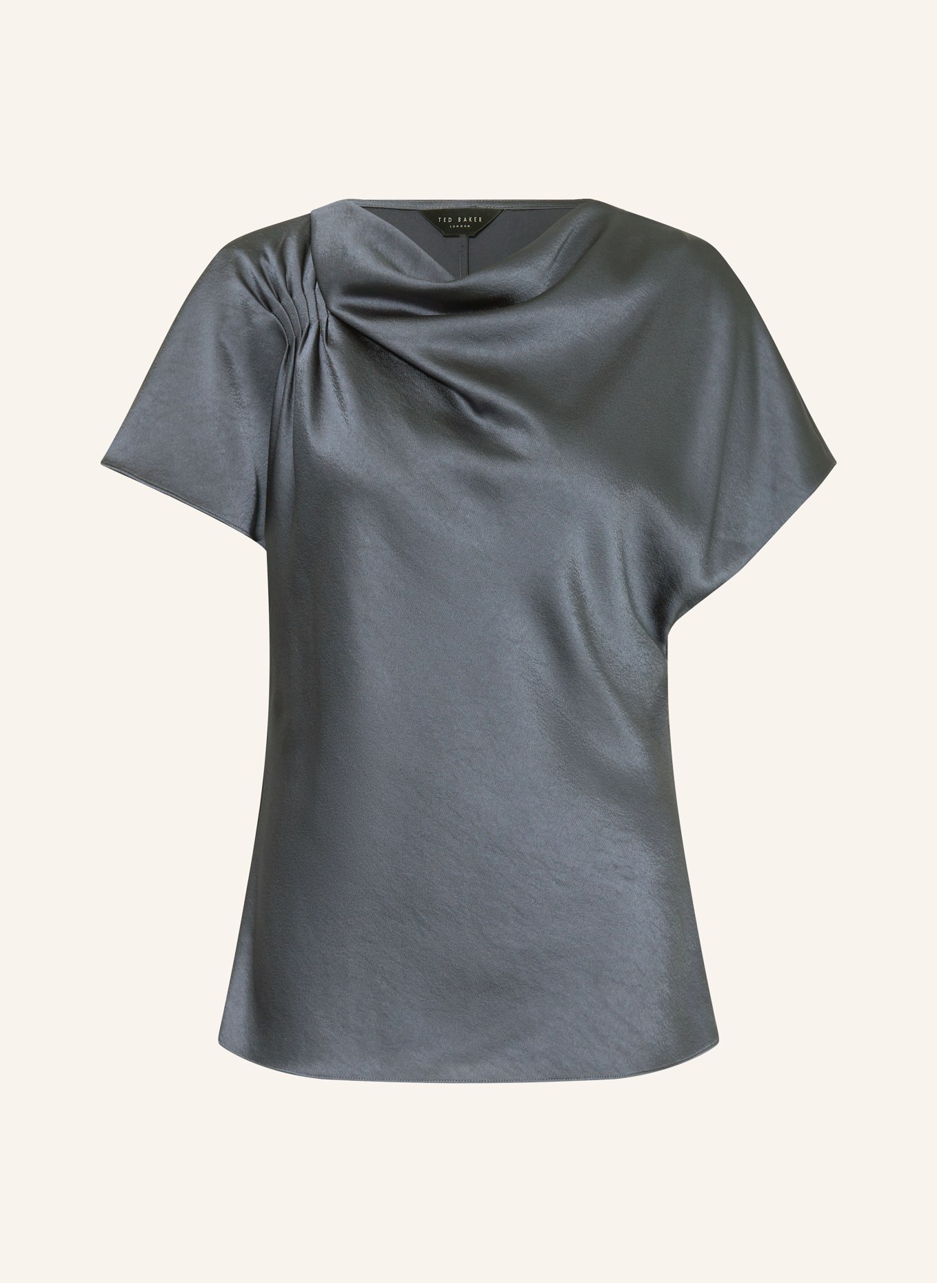 TED BAKER Satijnen blouse CAMMILO: BLAUWGRIJS