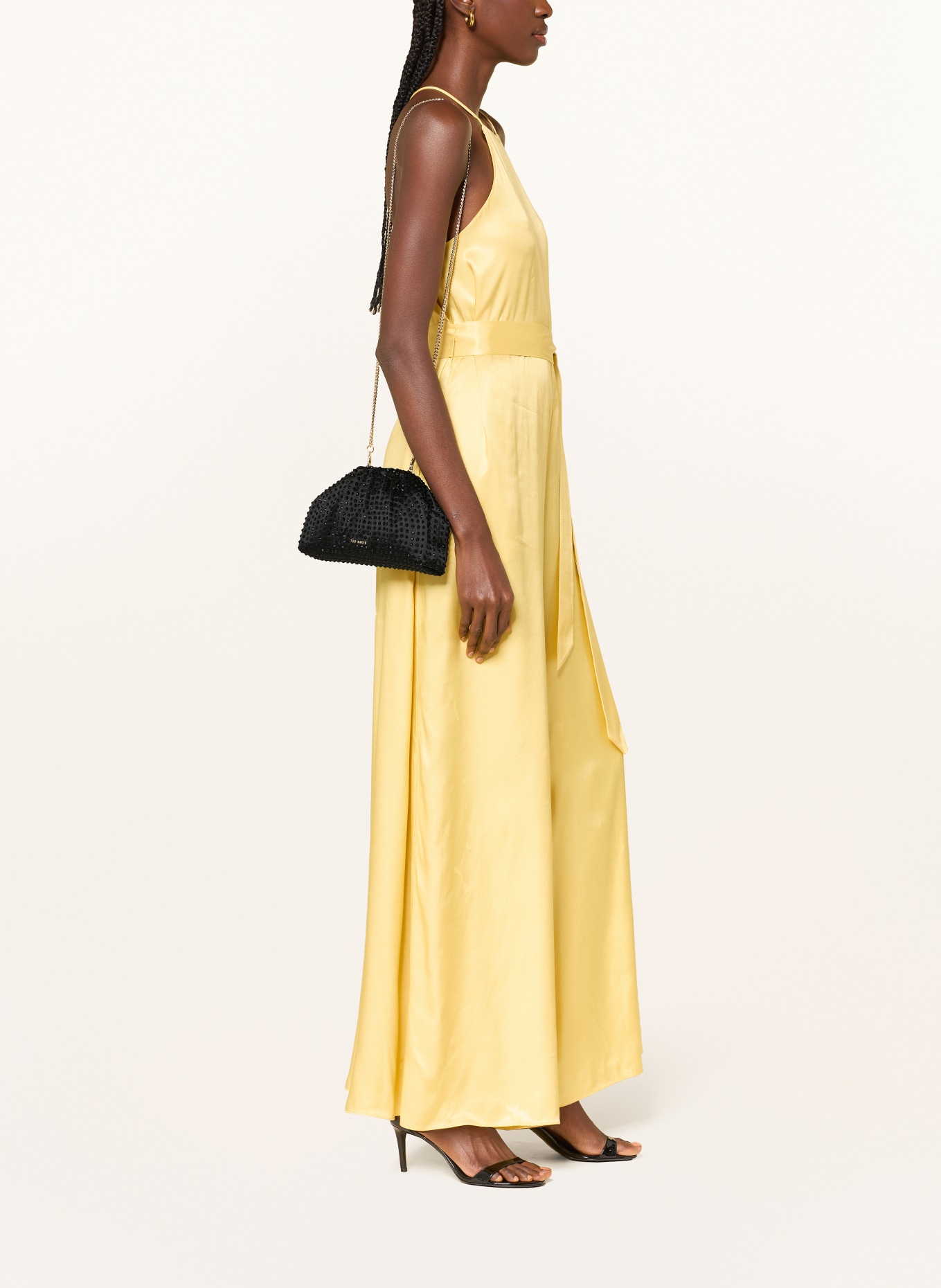 TED BAKER HILARIE shoulder bag with gemstones: BLACK