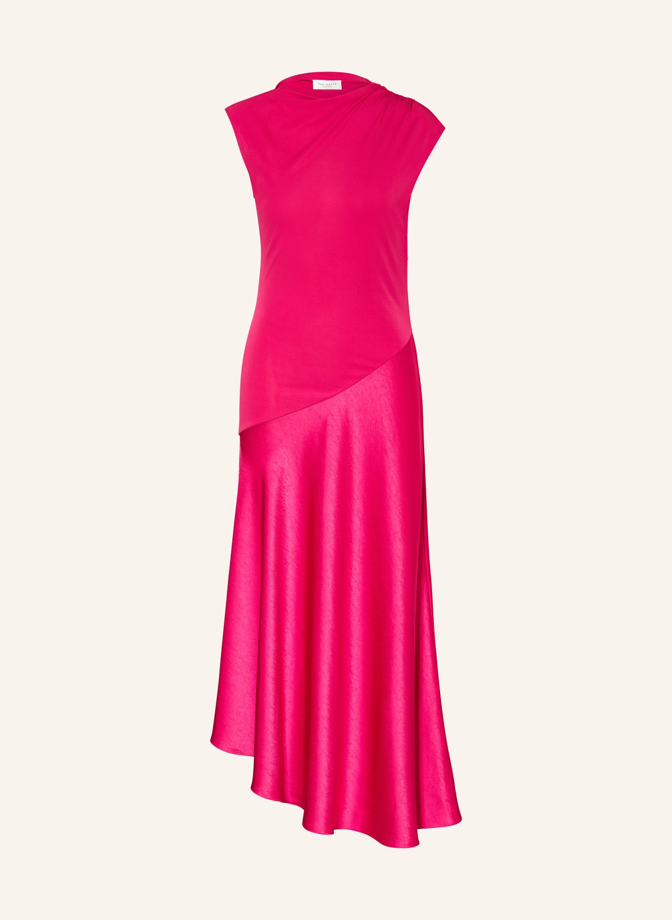 TED BAKER JASPARA-jurk in verschillende materialen: FUCHSIA