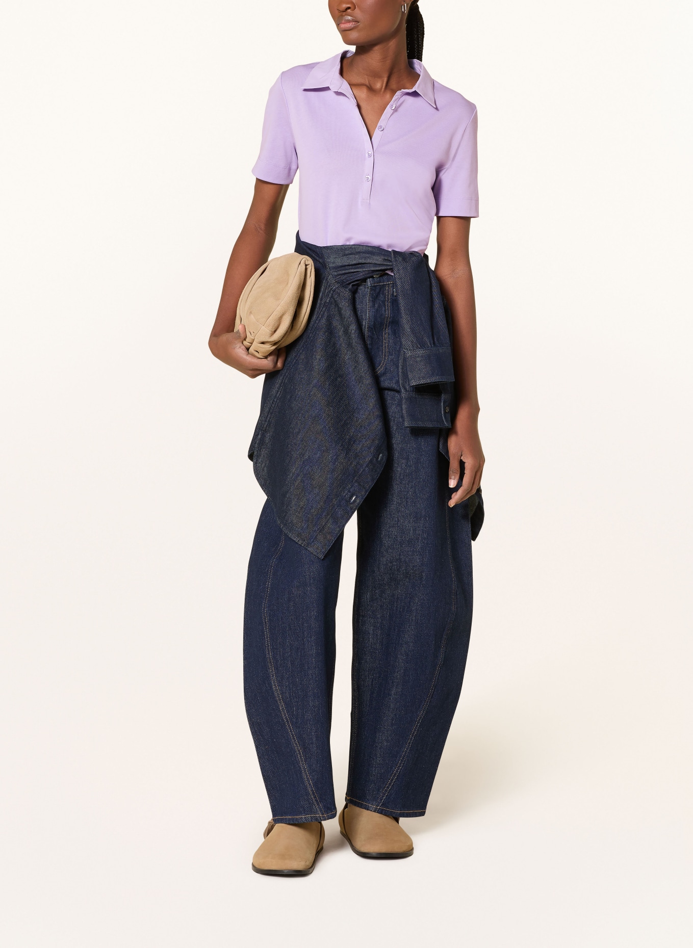 darling harbour Jersey-Poloshirt: LILAC