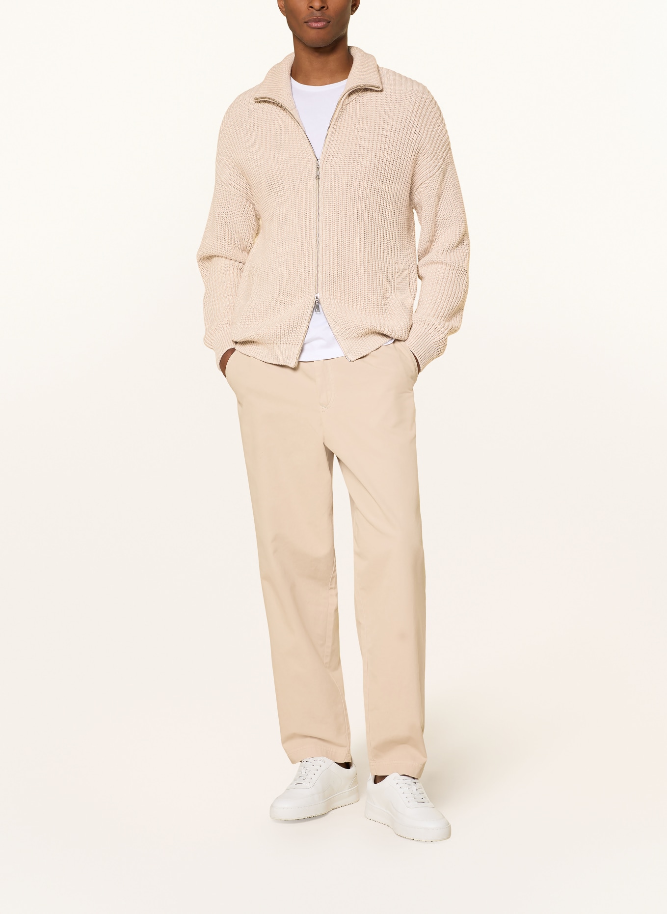 Juvia LEON cardigan: BEIGE