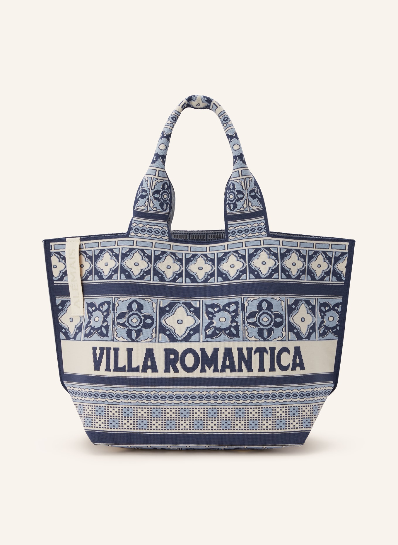 ALÉMAIS Shopper: BLAU / HELLBLAU / WEISS