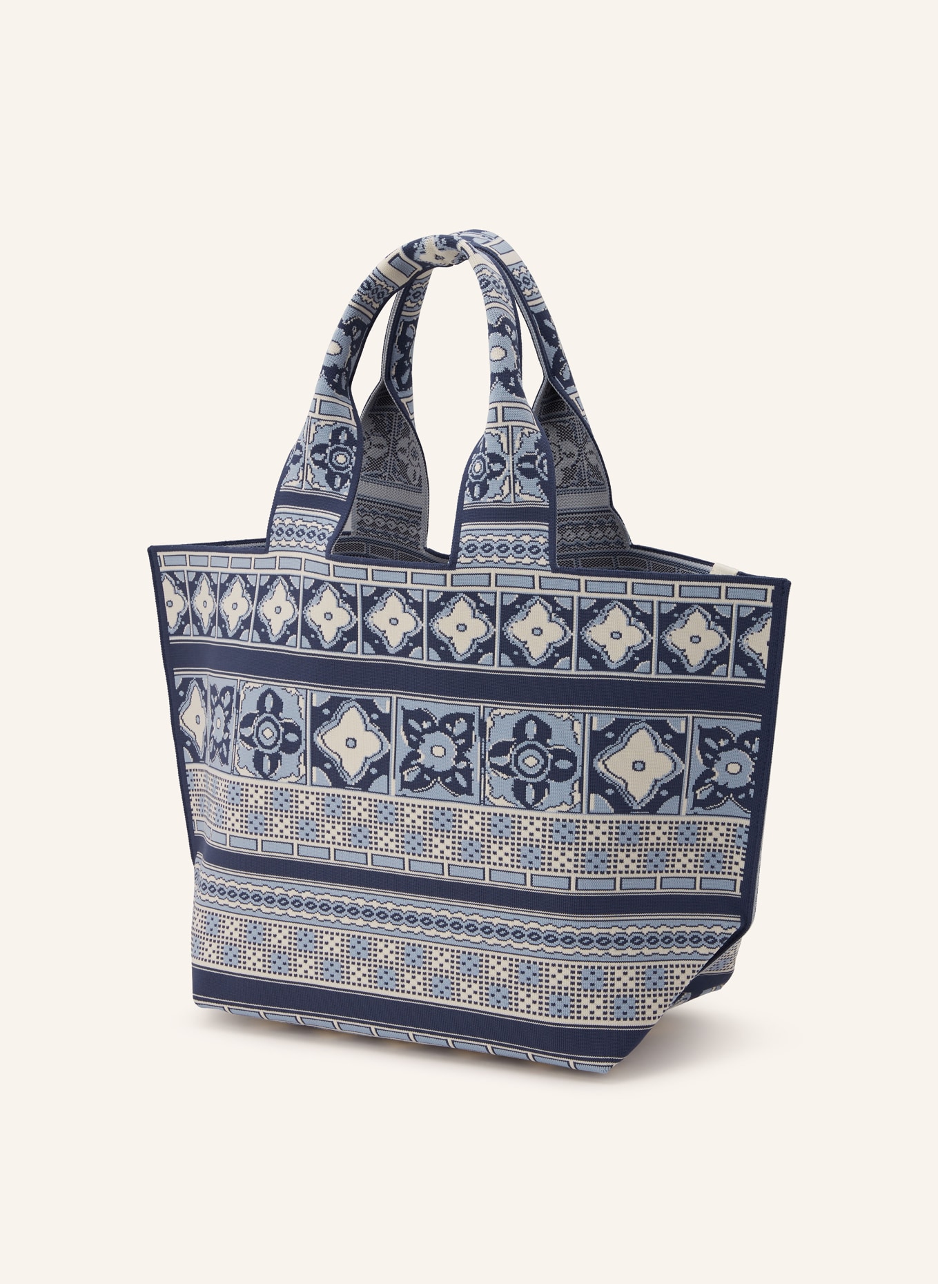 ALÉMAIS Shopper: BLAU / HELLBLAU / WEISS