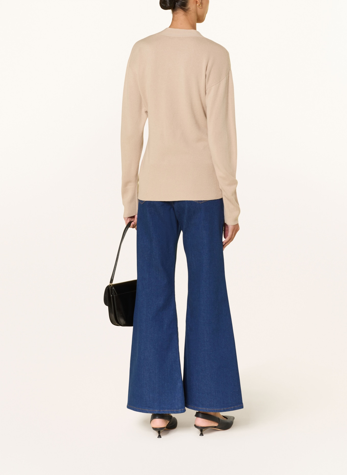 REISS Strickjacke TYLA: CAMEL