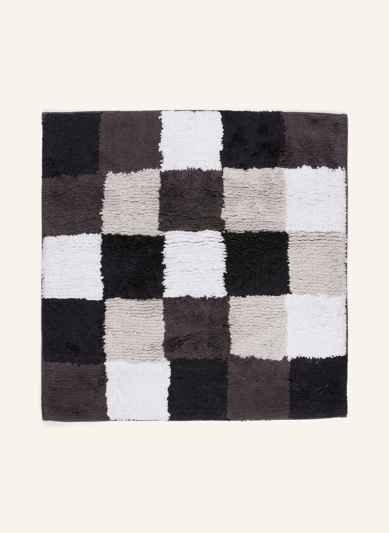 Cawö Badematte: SCHWARZ / GRAU / WEISS